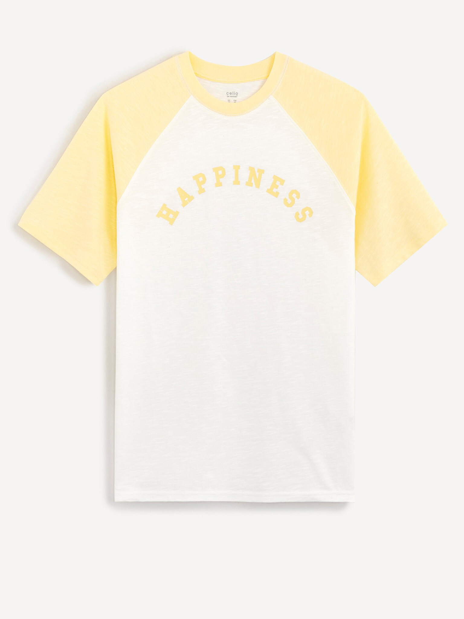 Celio Ceraglan Happiness Tricou Alb - Pled.ro