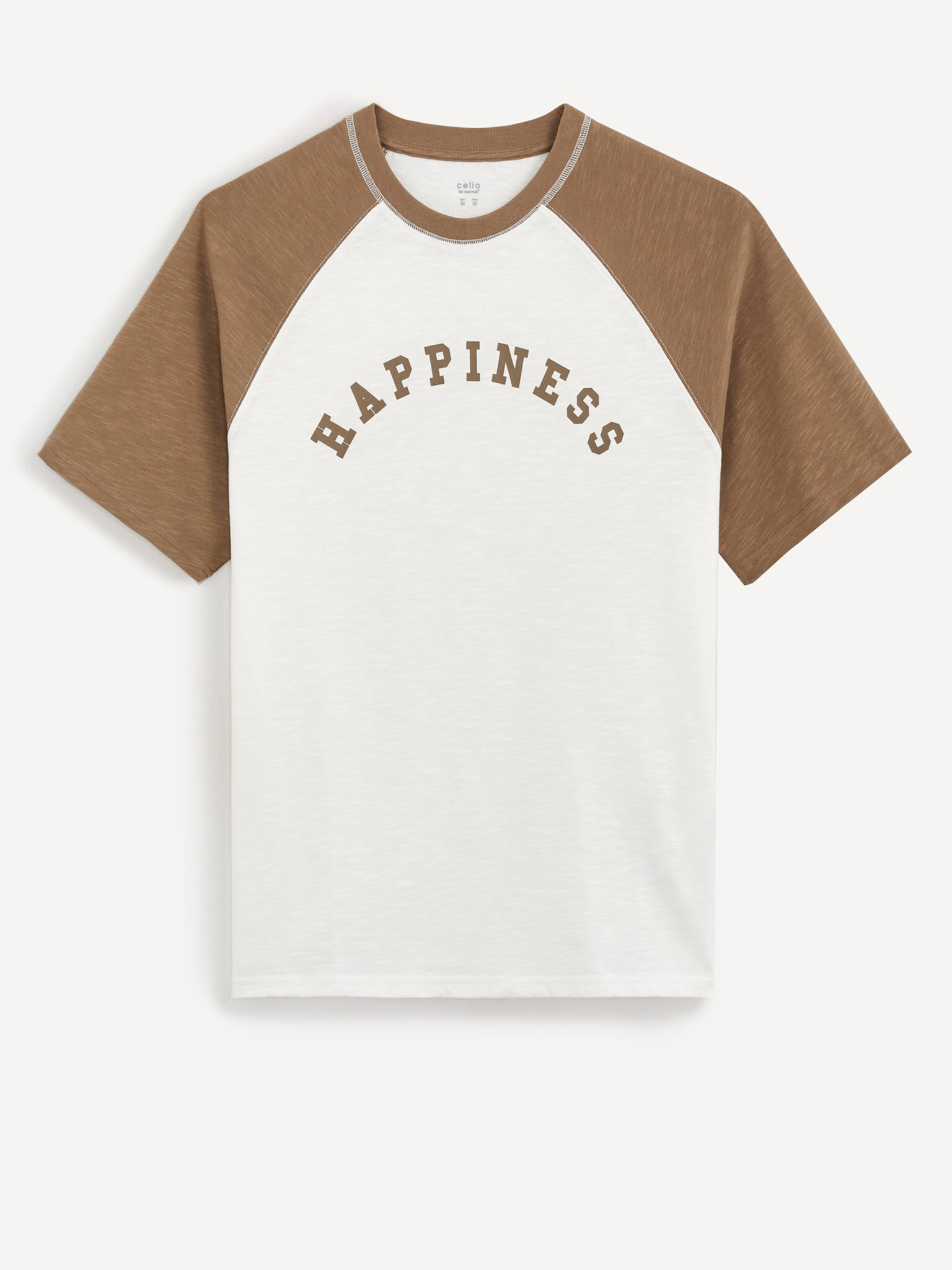 Celio Ceraglan Happiness Tricou Alb - Pled.ro