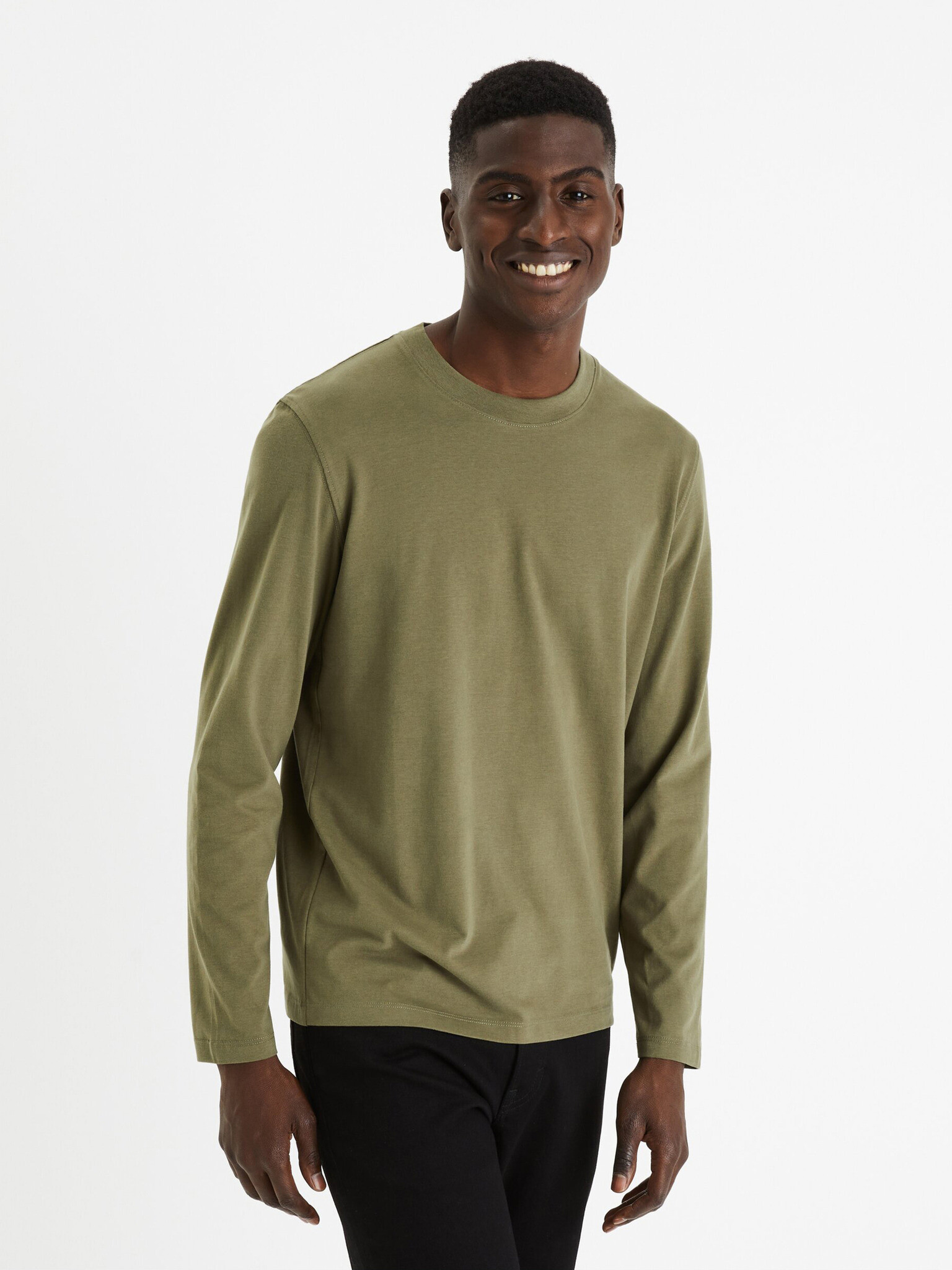 Celio Cesolaceml Tricou Verde - Pled.ro