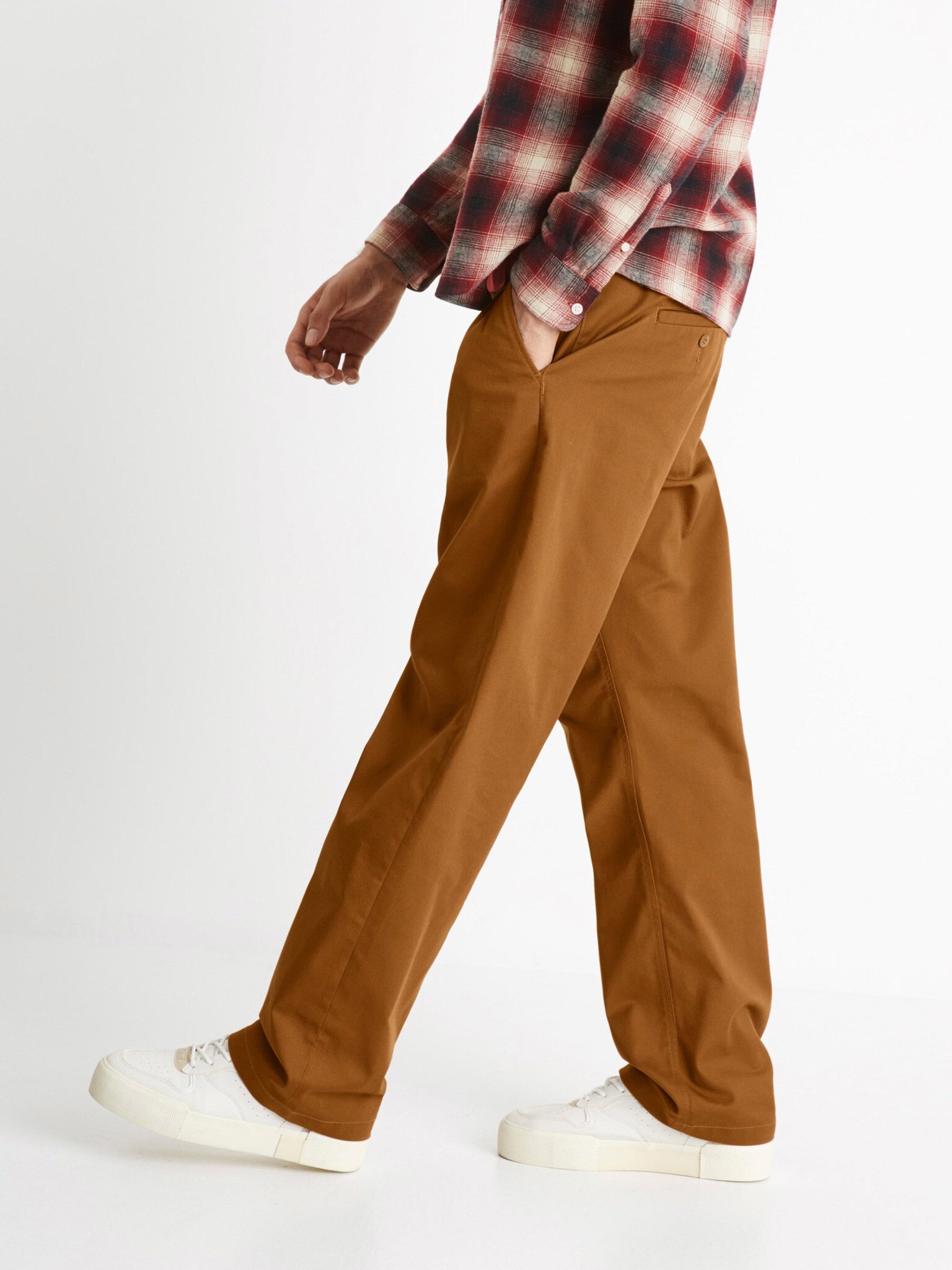 Celio Coloose1 Pantaloni Maro - Pled.ro