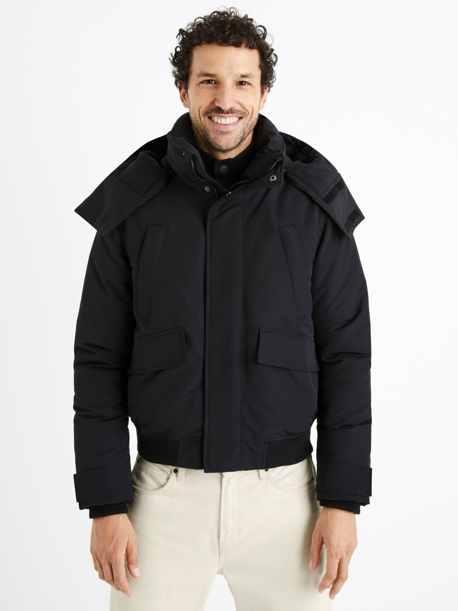 Celio Cuchunky Jachetă Negru - Pled.ro