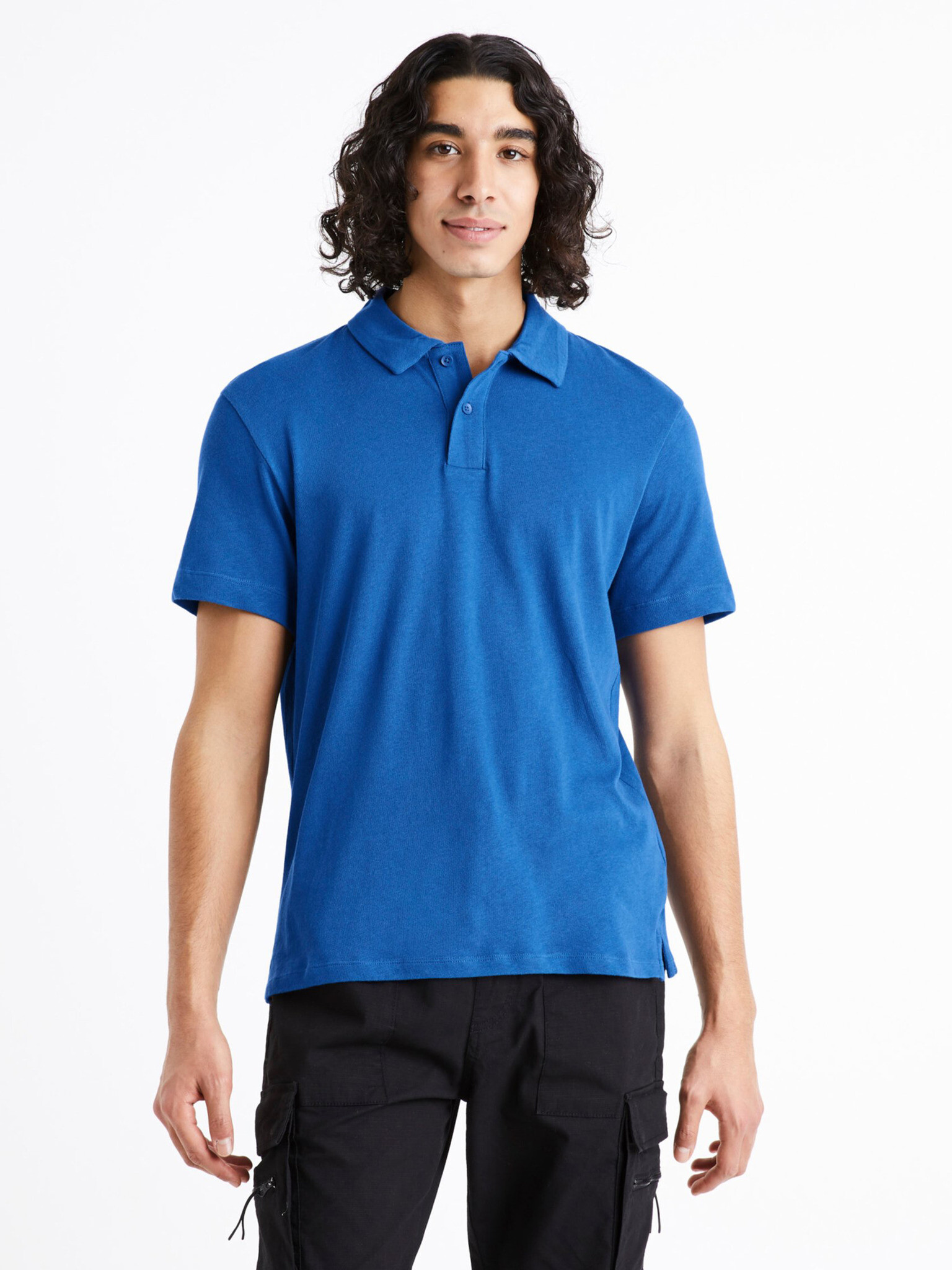 Celio Dechris Polo Tricou Albastru - Pled.ro