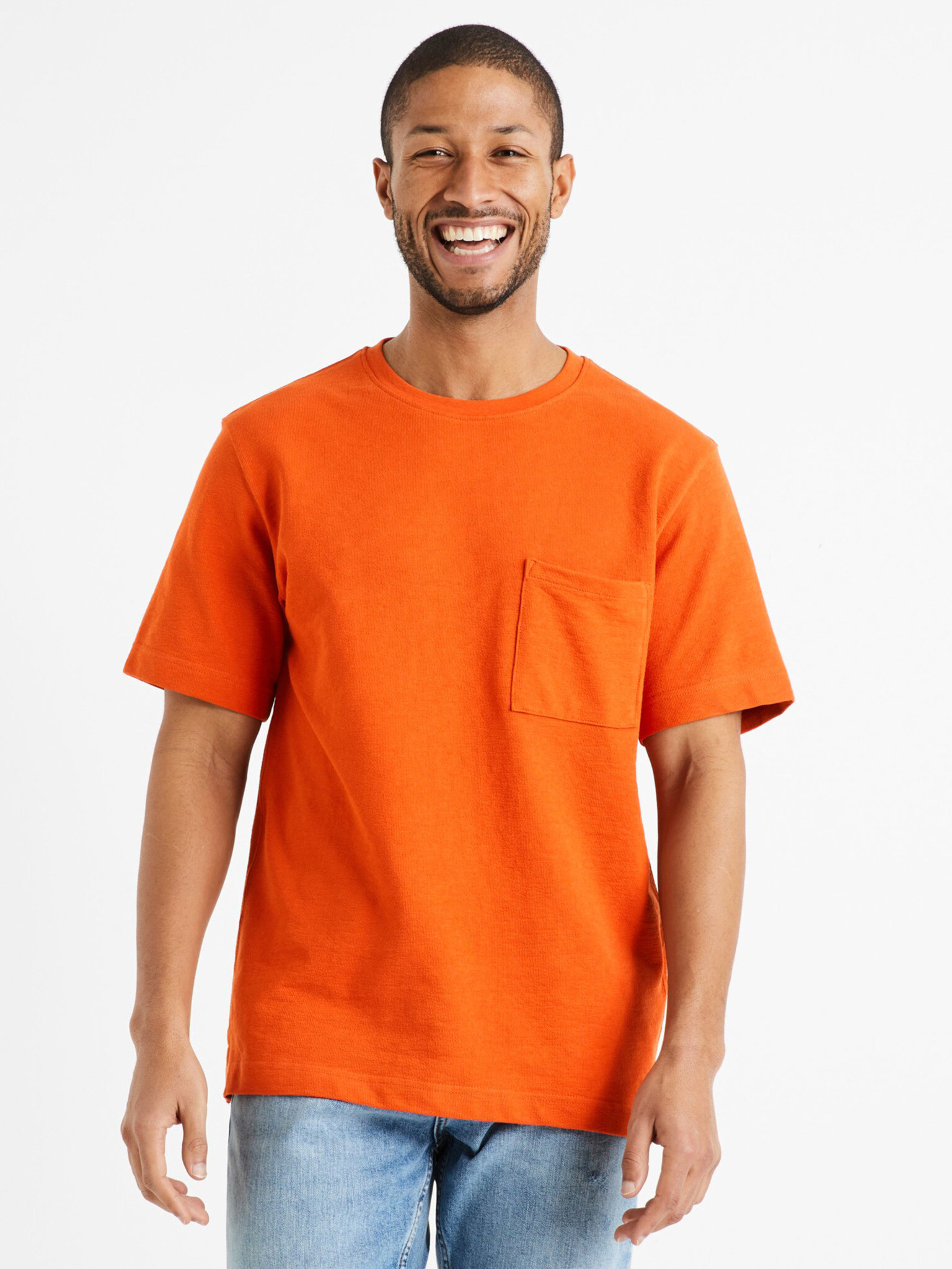 Celio Degauffre Tricou Portocaliu - Pled.ro