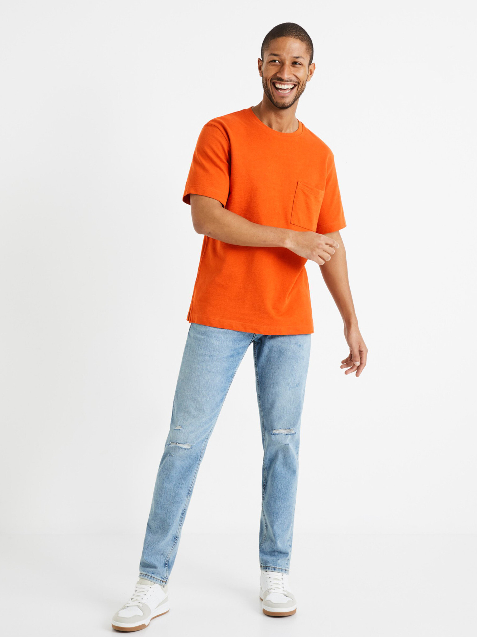 Celio Degauffre Tricou Portocaliu - Pled.ro