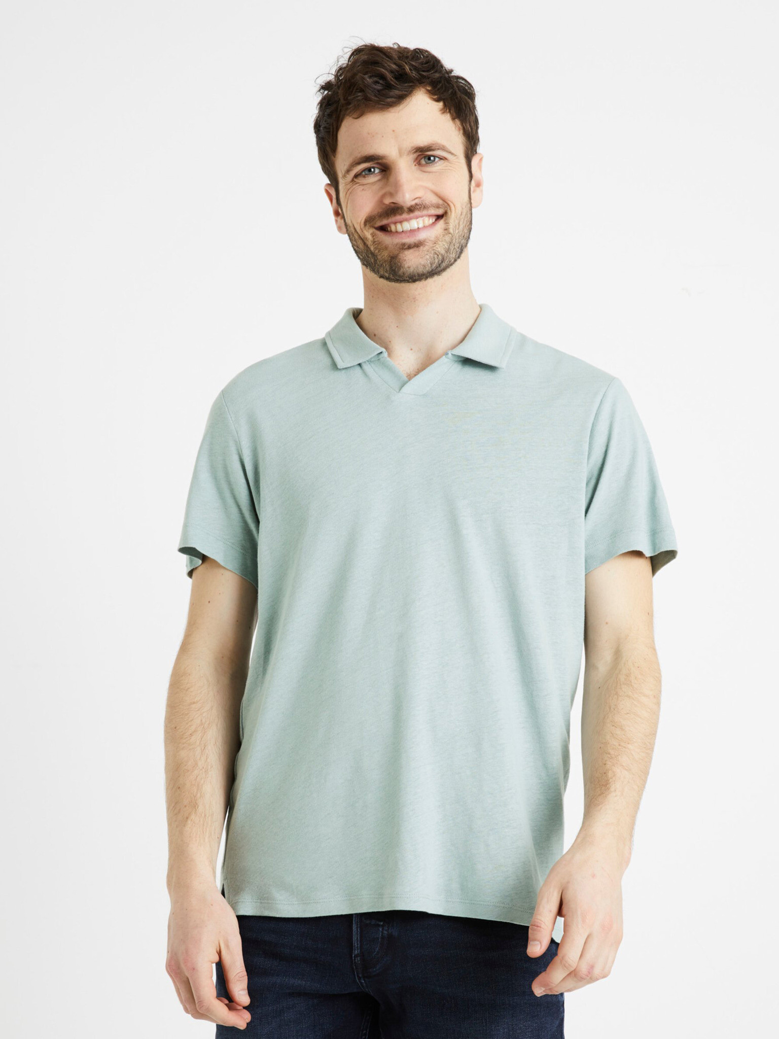 Celio Deolive Polo Tricou Albastru - Pled.ro