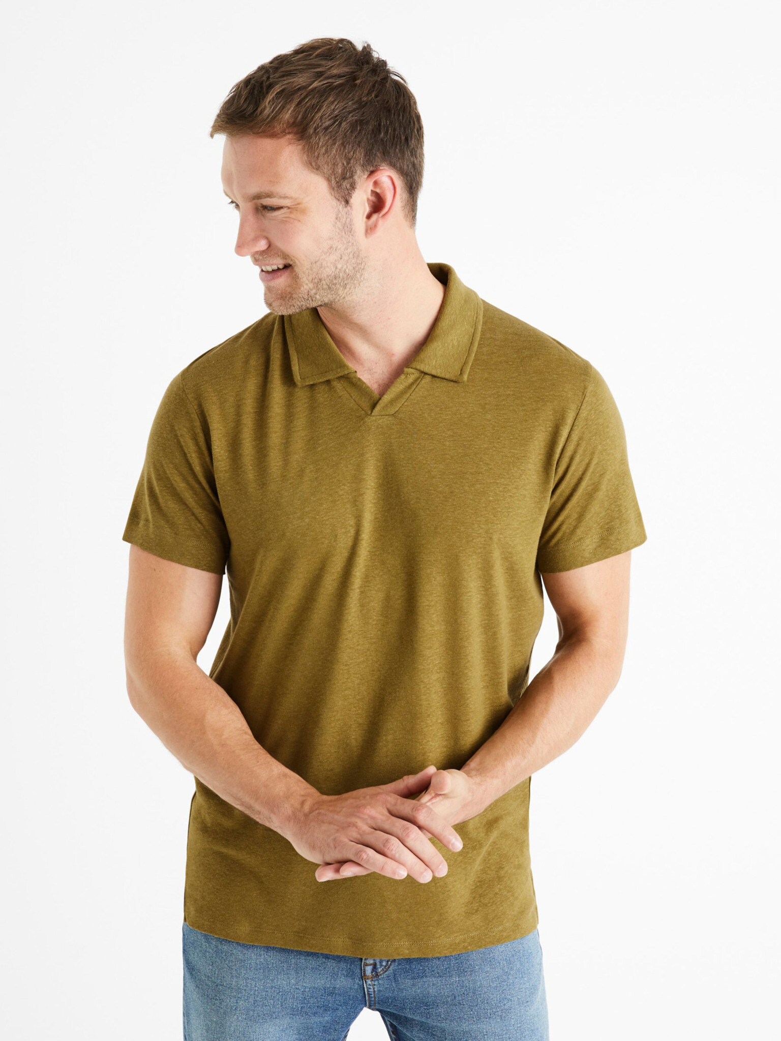 Celio Deolive Tricou Verde - Pled.ro