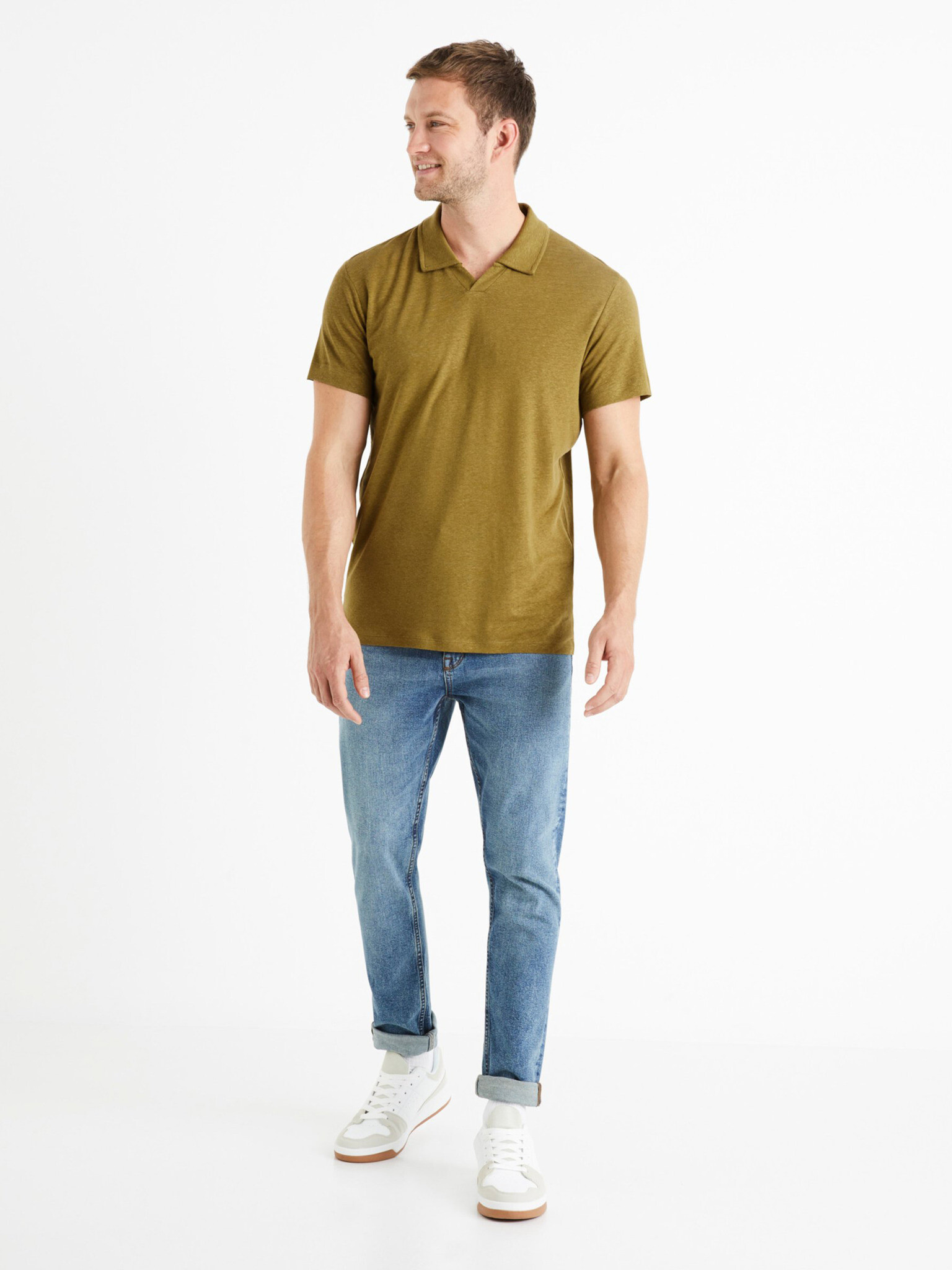 Celio Deolive Tricou Verde - Pled.ro