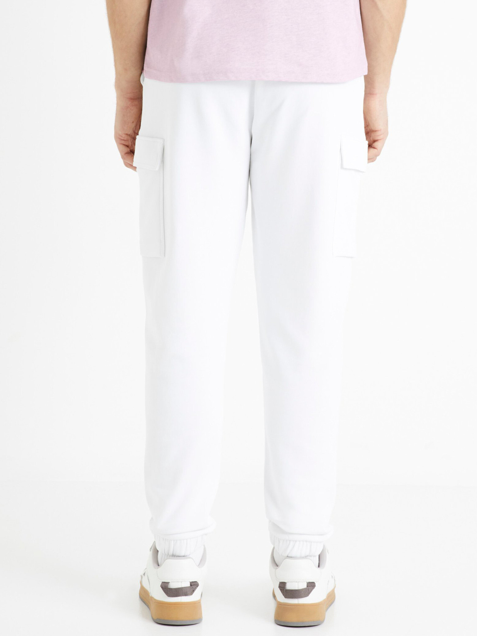 Celio Domonday Pantaloni Alb - Pled.ro