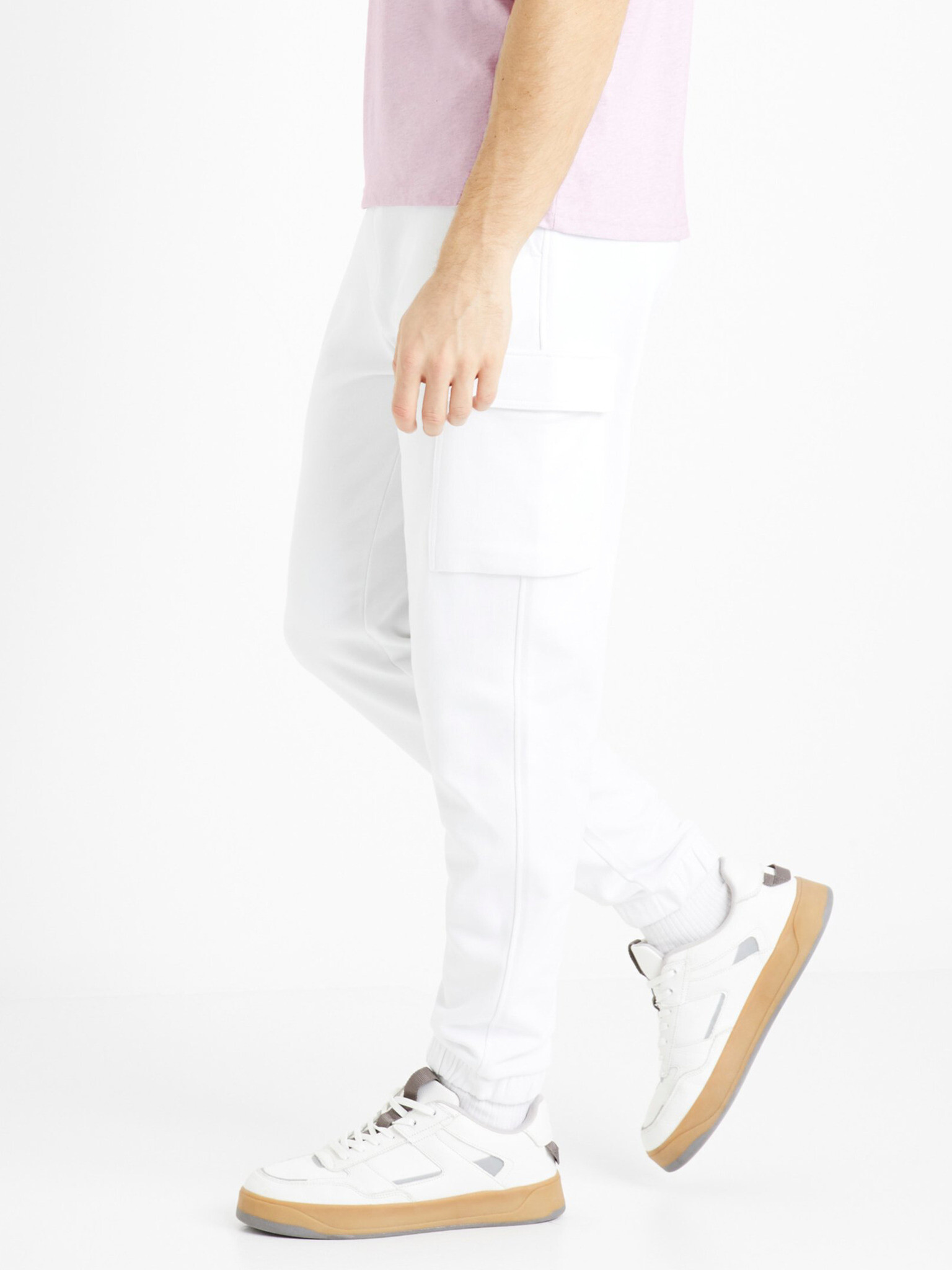 Celio Domonday Pantaloni Alb - Pled.ro