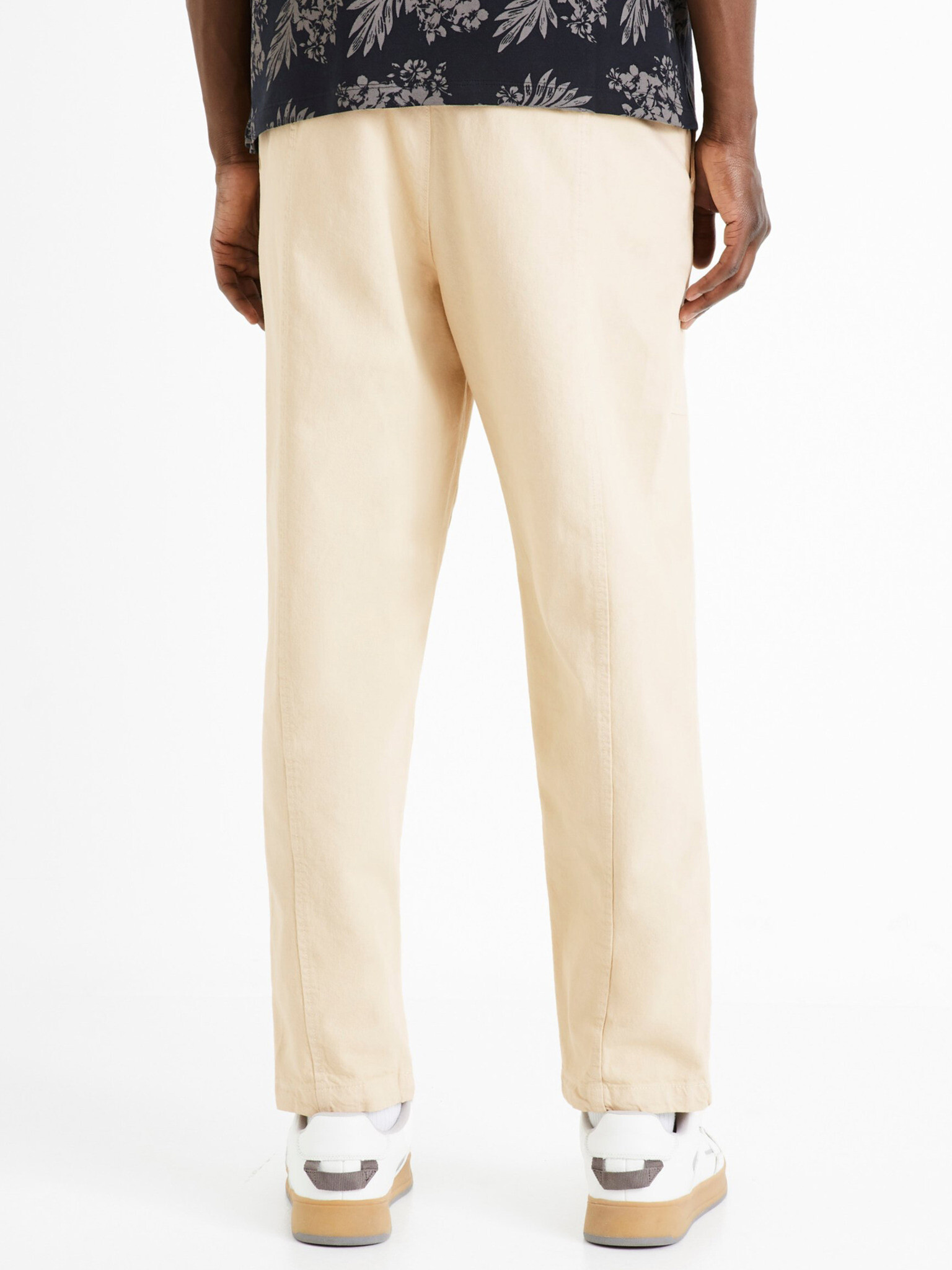 Celio Dorust Pantaloni Alb - Pled.ro