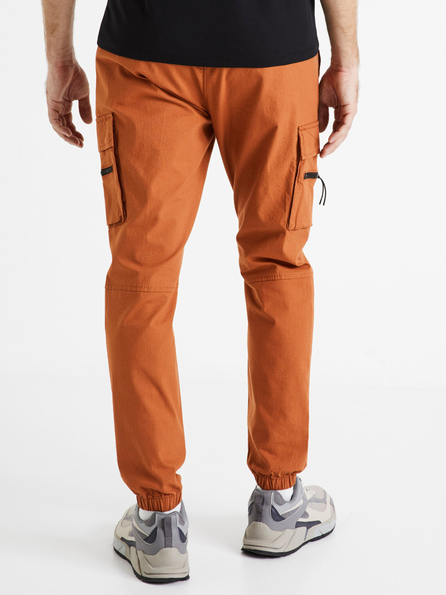 Celio Dozip Pantaloni Portocaliu - Pled.ro