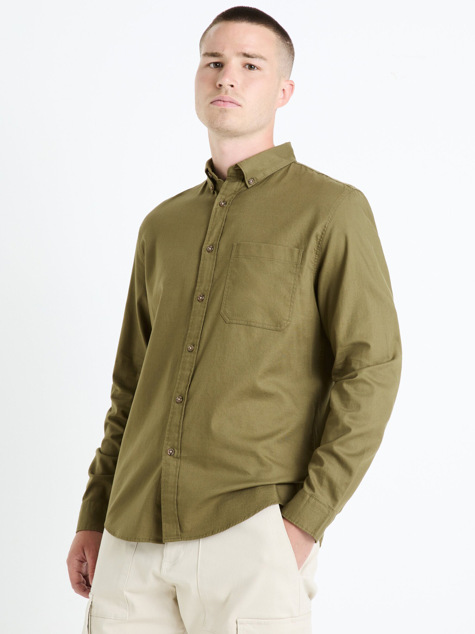 Celio Farobone2 Cămașă Verde - Pled.ro