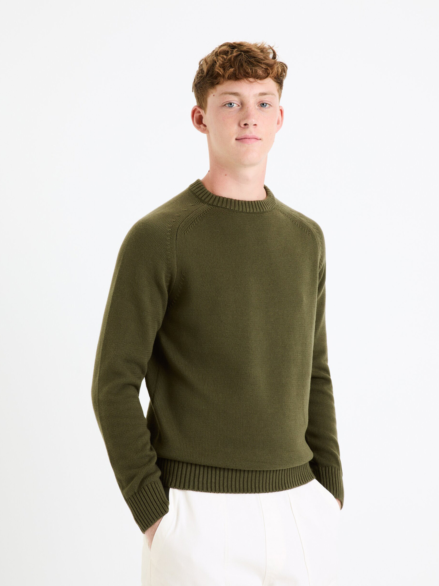 Celio Febasic Pulover Verde - Pled.ro