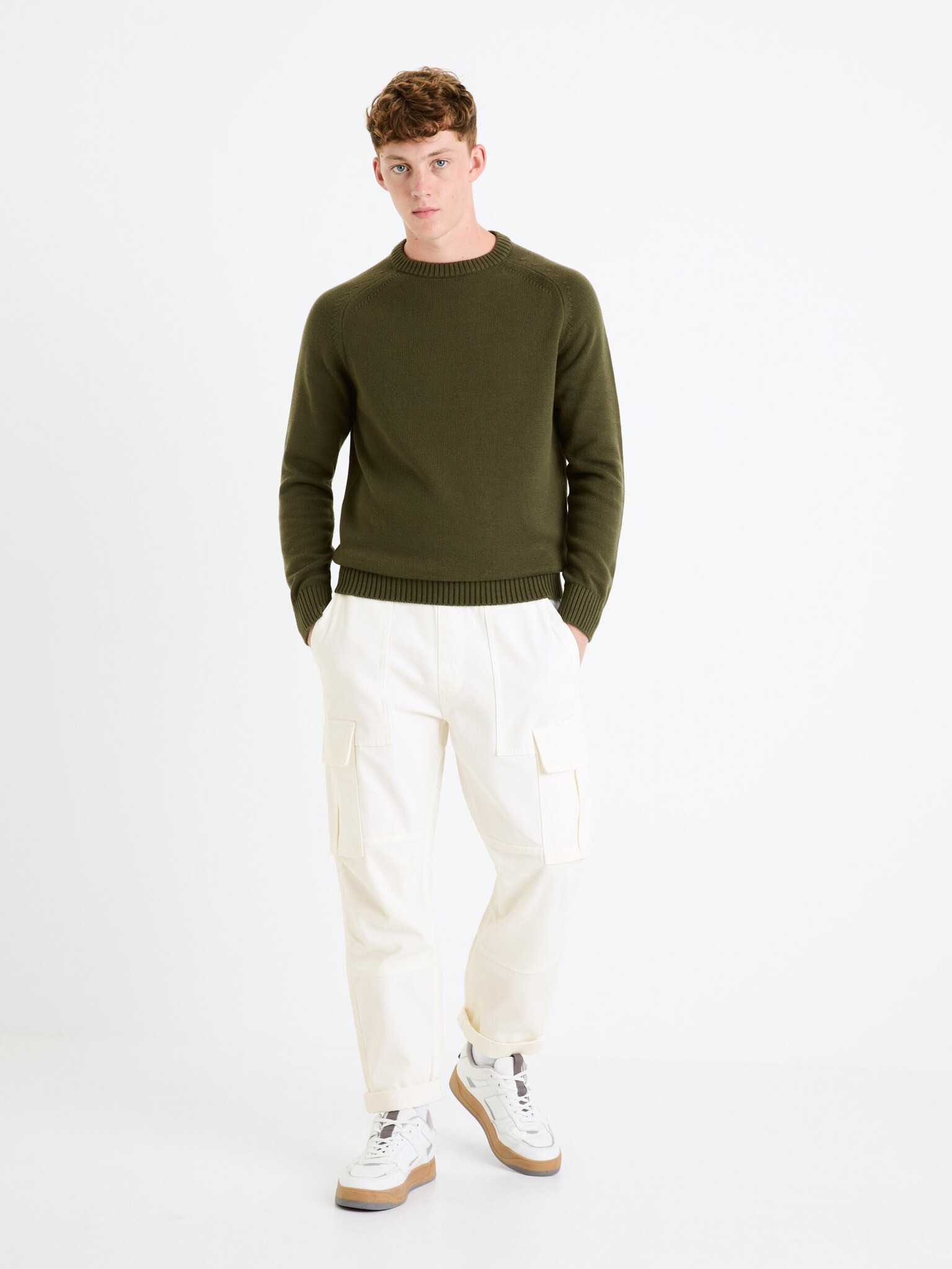 Celio Febasic Pulover Verde - Pled.ro