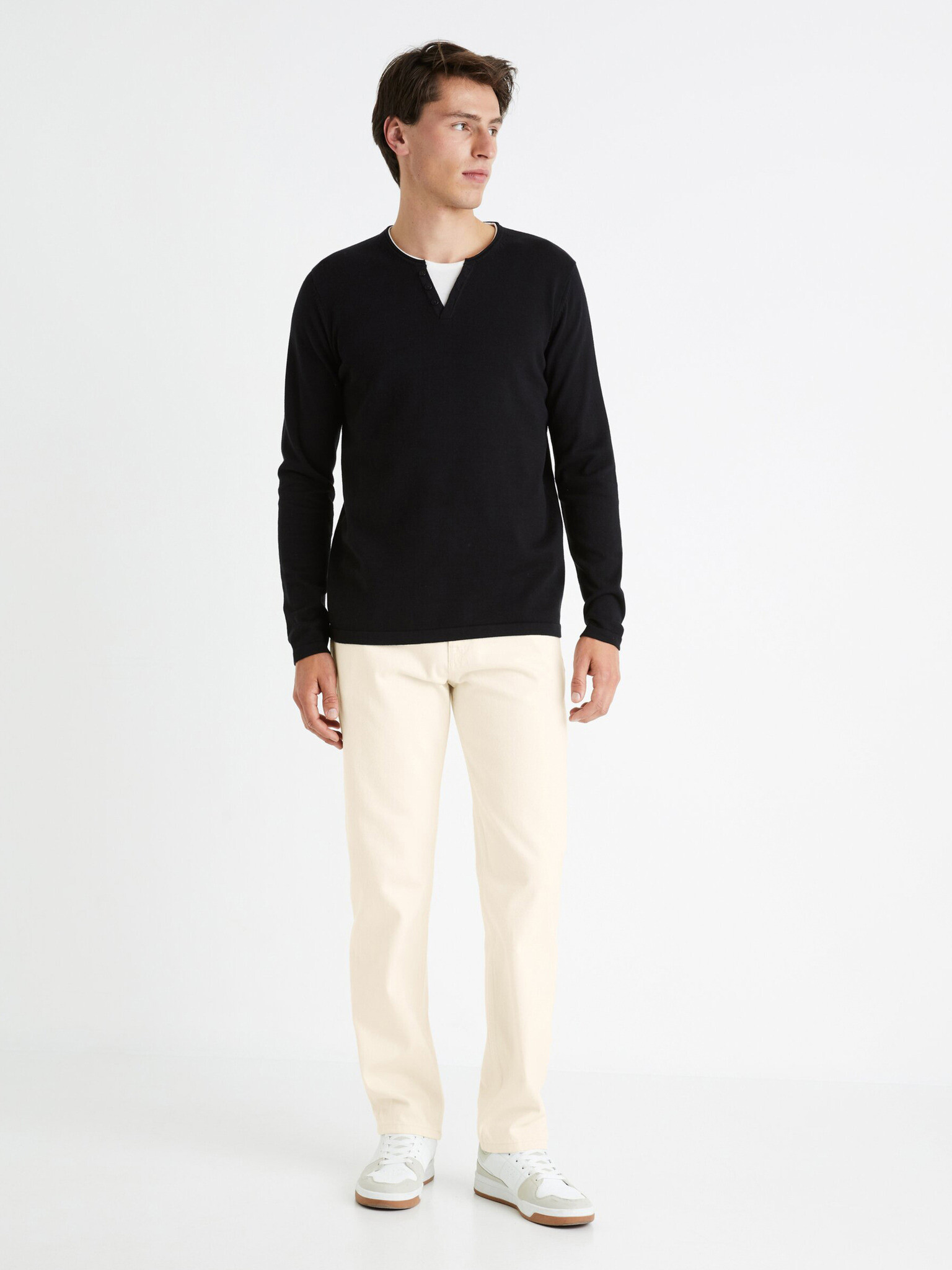 Celio Felano Pulover Negru - Pled.ro