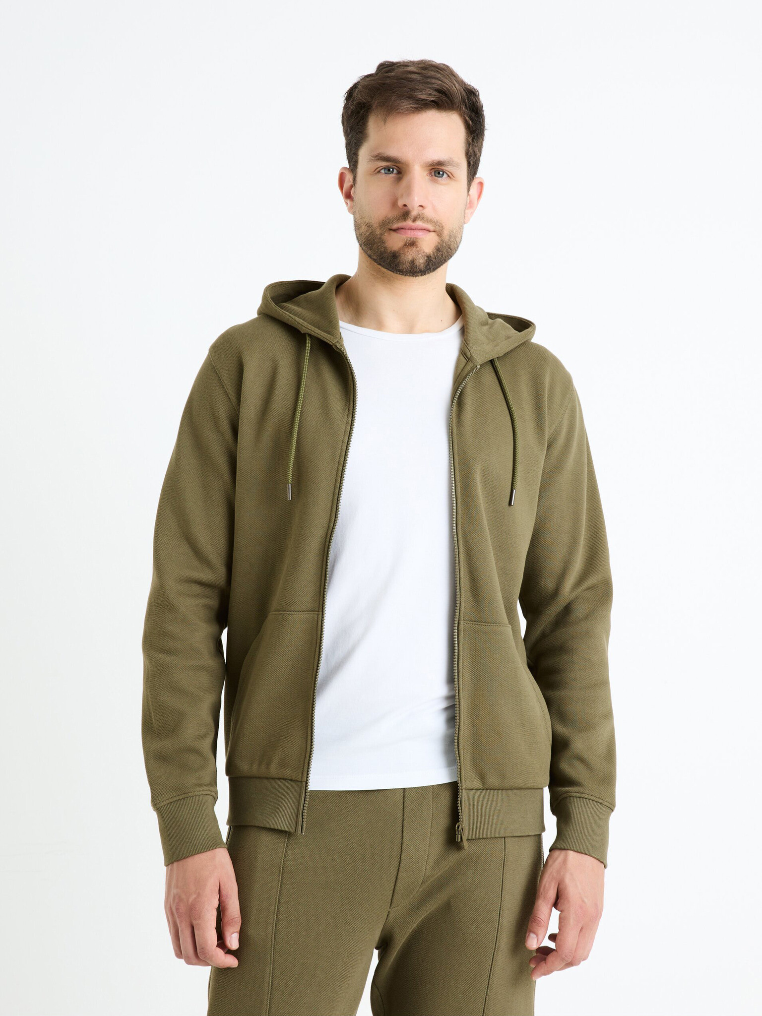 Celio Fepiquet Hanorac Verde - Pled.ro