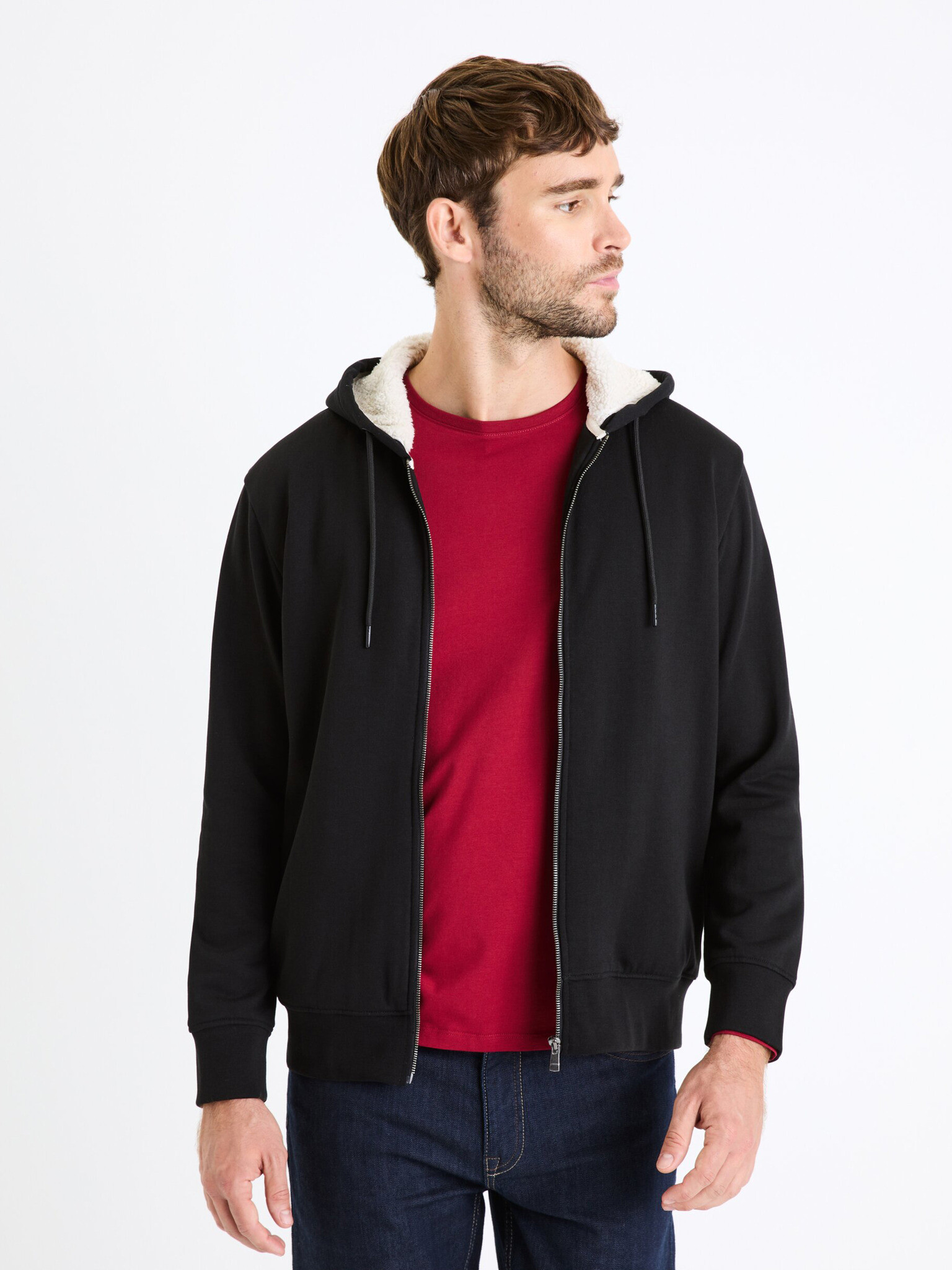 Celio Fesherpax Hanorac Negru - Pled.ro