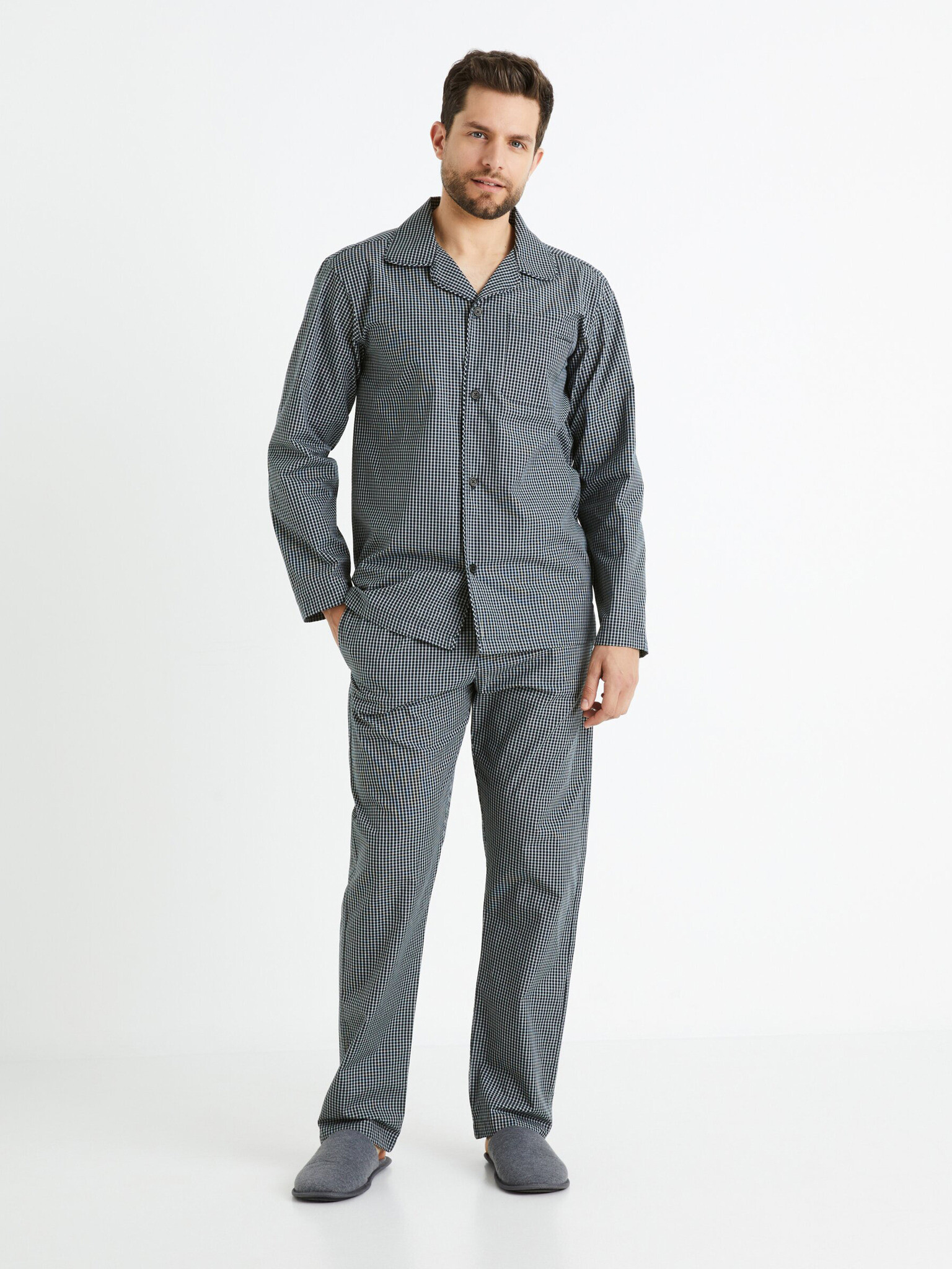 Celio Fipycar Pijama Albastru - Pled.ro