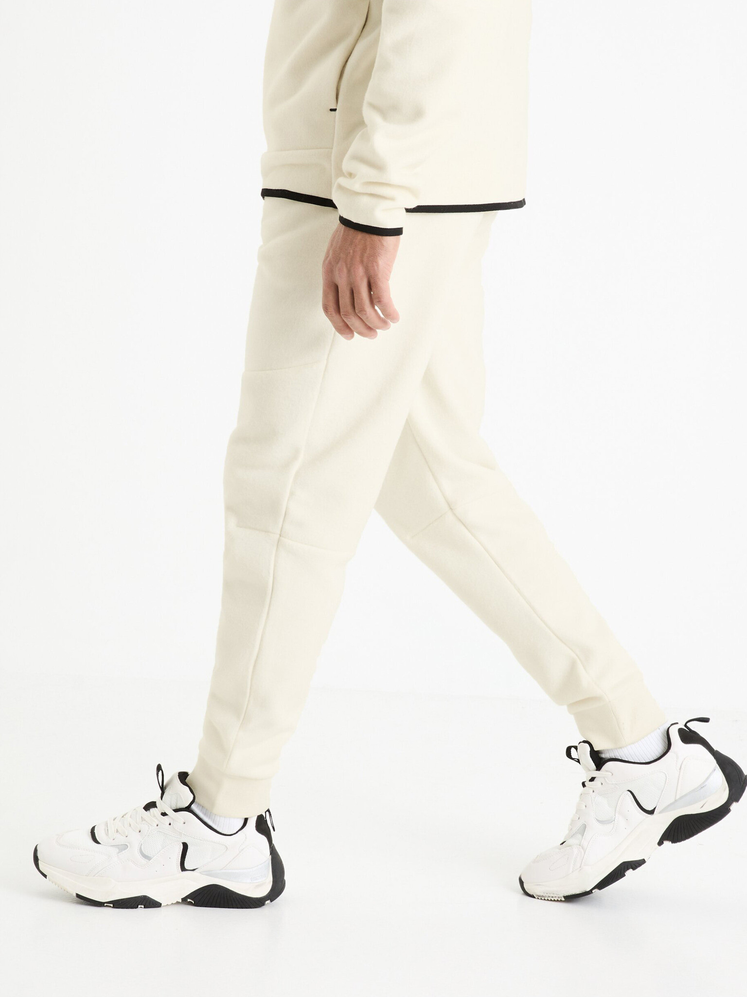 Celio Focoldyoke Pantaloni de trening Alb - Pled.ro