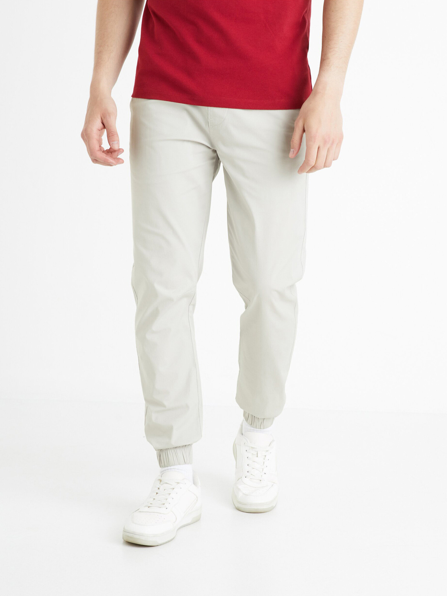 Celio Focyrus Pantaloni Gri - Pled.ro