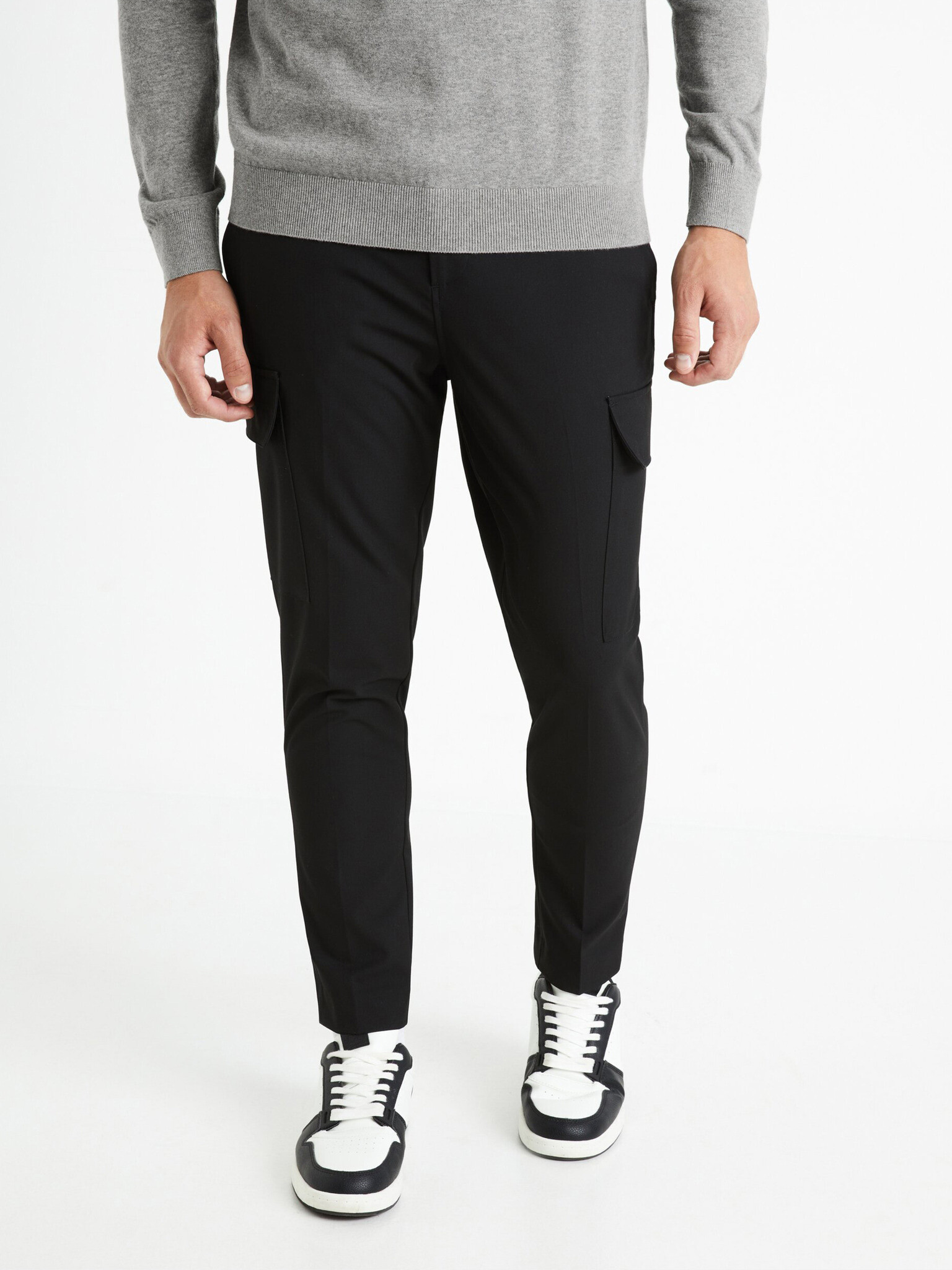 Celio Fogo Pantaloni de trening Negru - Pled.ro