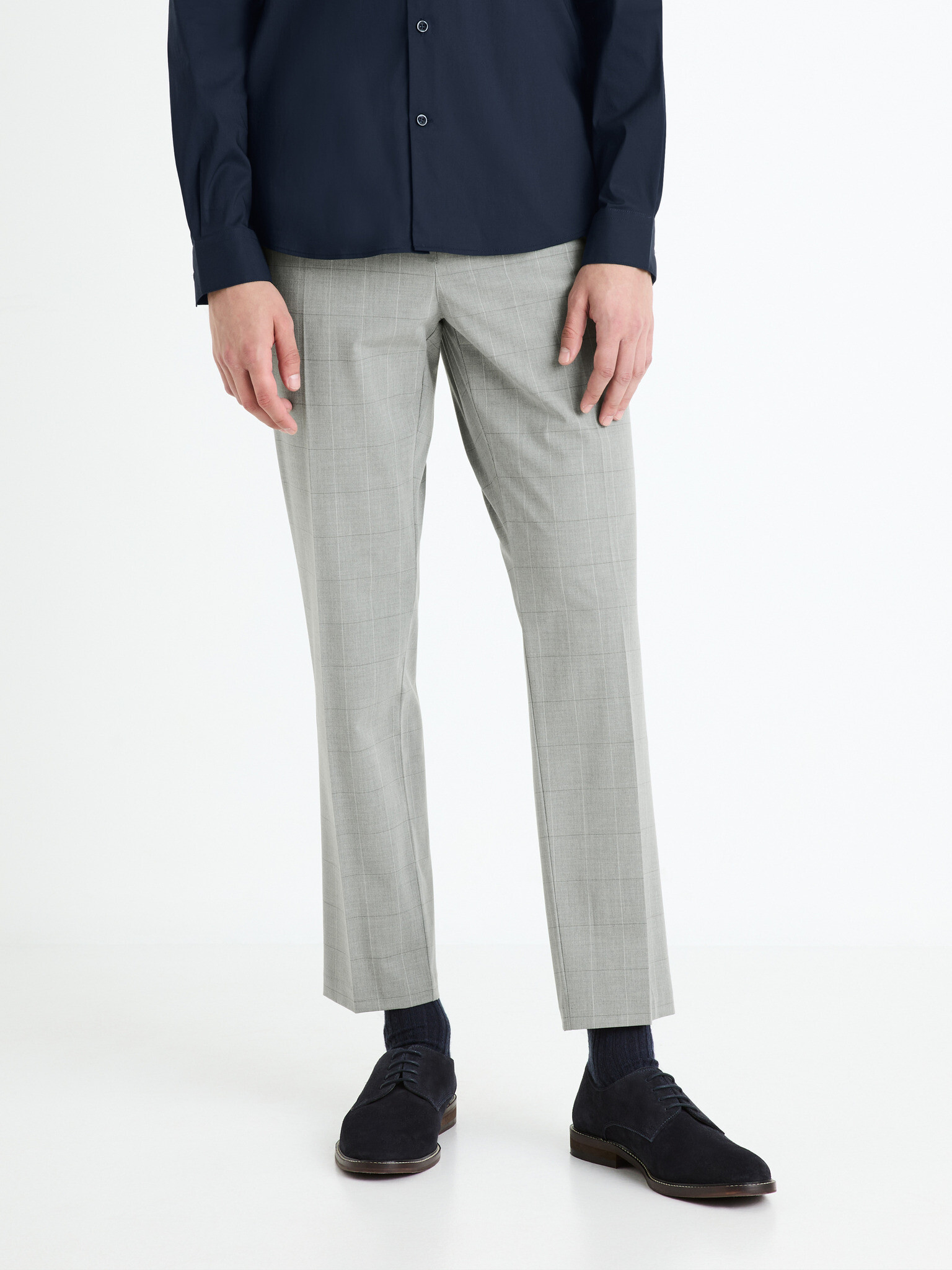 Celio Fonoel Pantaloni Gri - Pled.ro