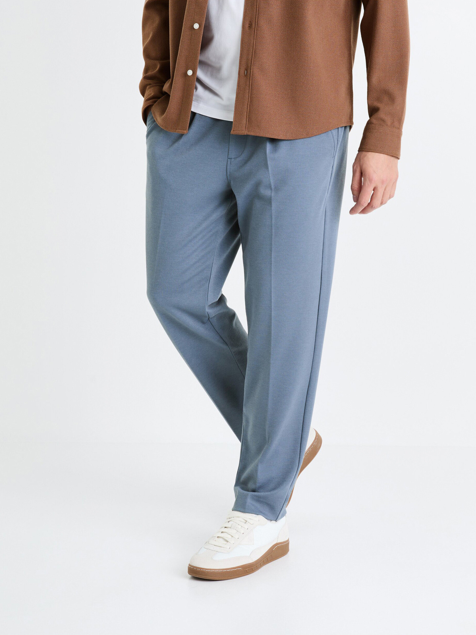 Celio Fopick Pantaloni Albastru - Pled.ro