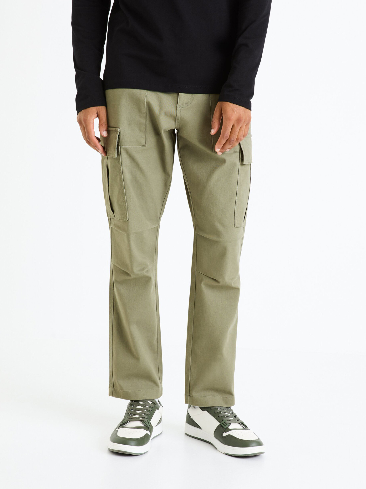 Celio Fopierre Pantaloni Verde - Pled.ro