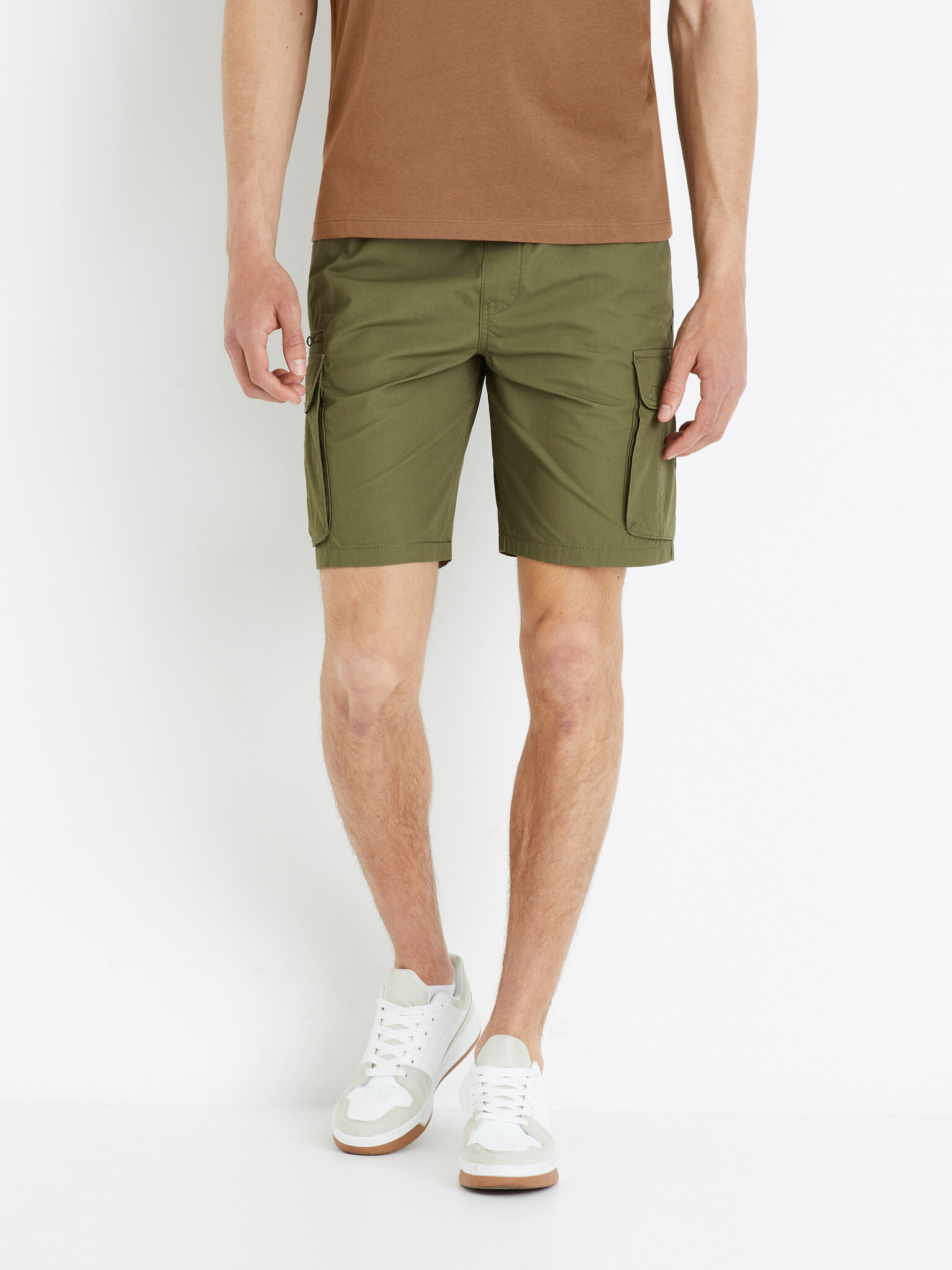 Celio Fostopbm Pantaloni scurți Verde - Pled.ro