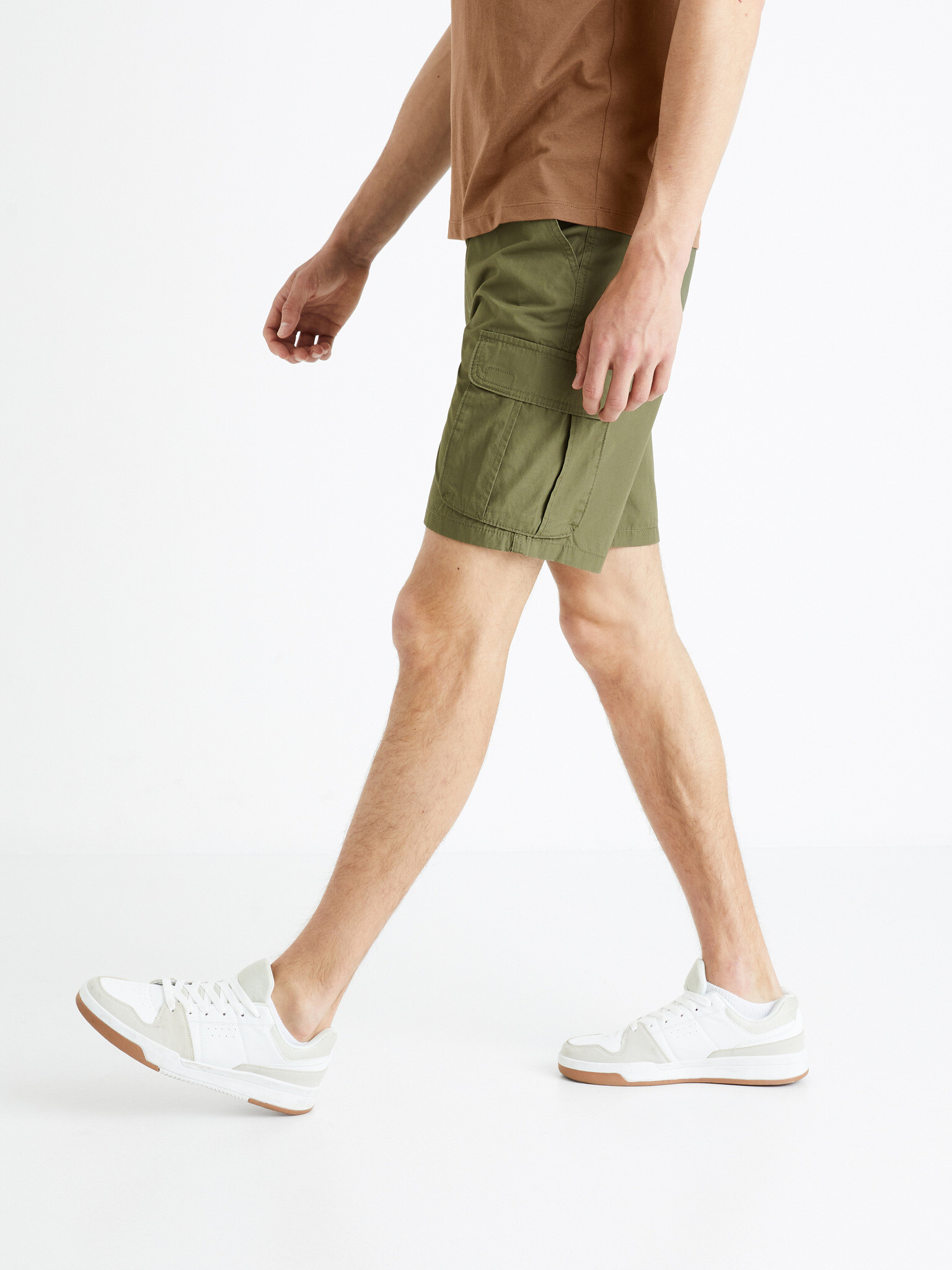 Celio Fostopbm Pantaloni scurți Verde - Pled.ro