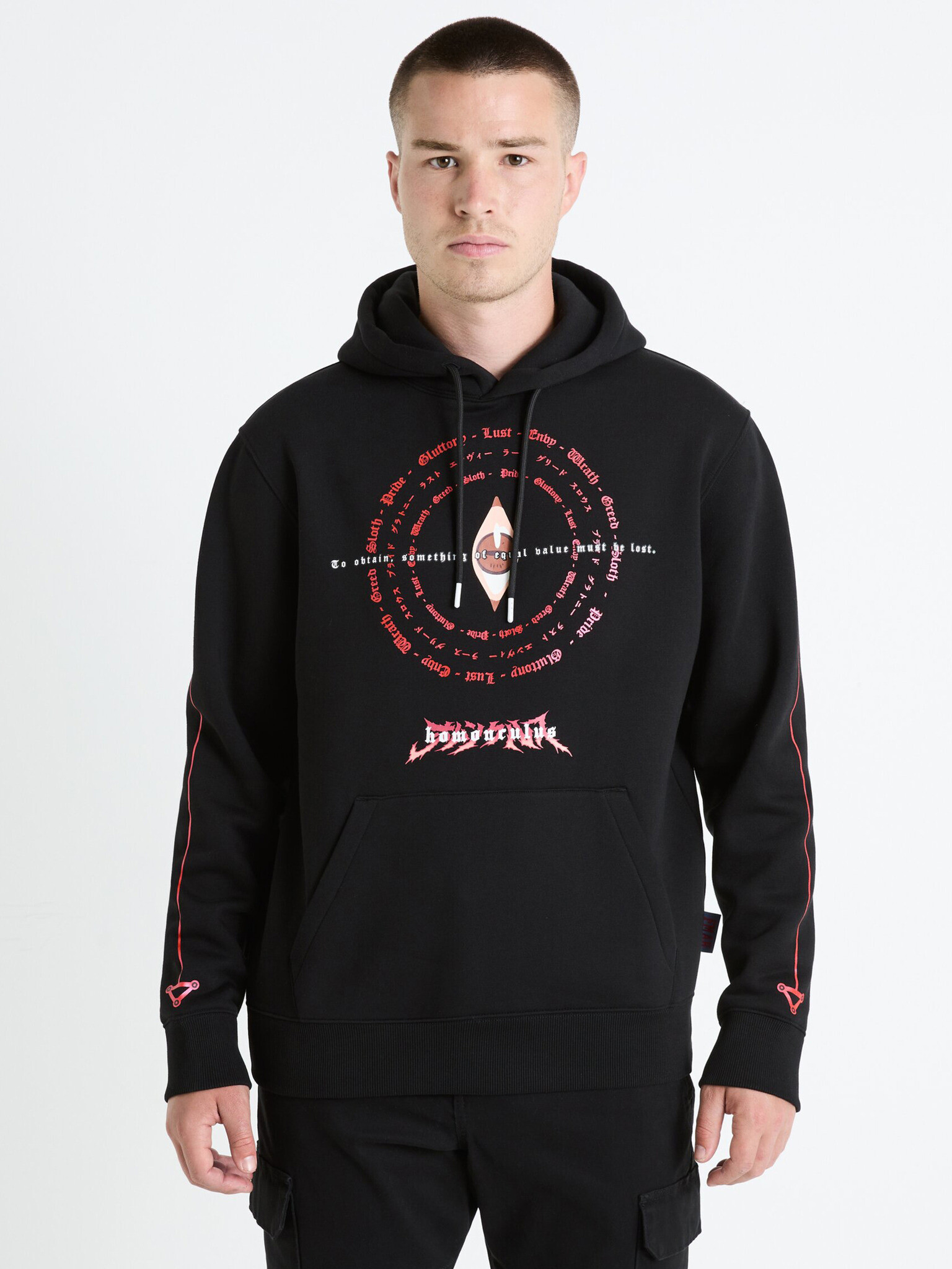 Celio Fullmetal Alchemist Hanorac Negru - Pled.ro