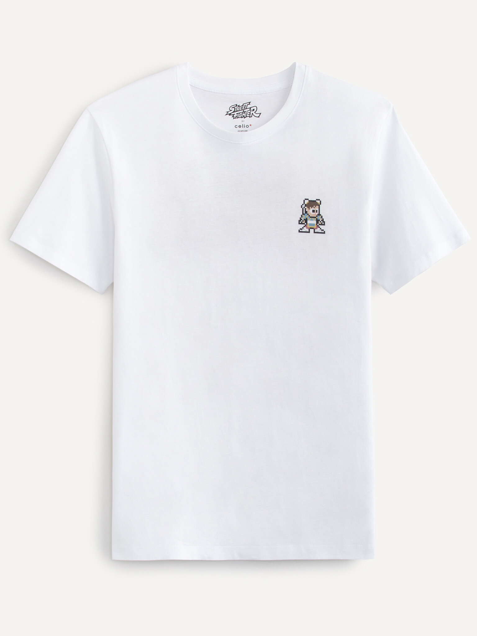 Celio Lsebar Tricou Alb - Pled.ro