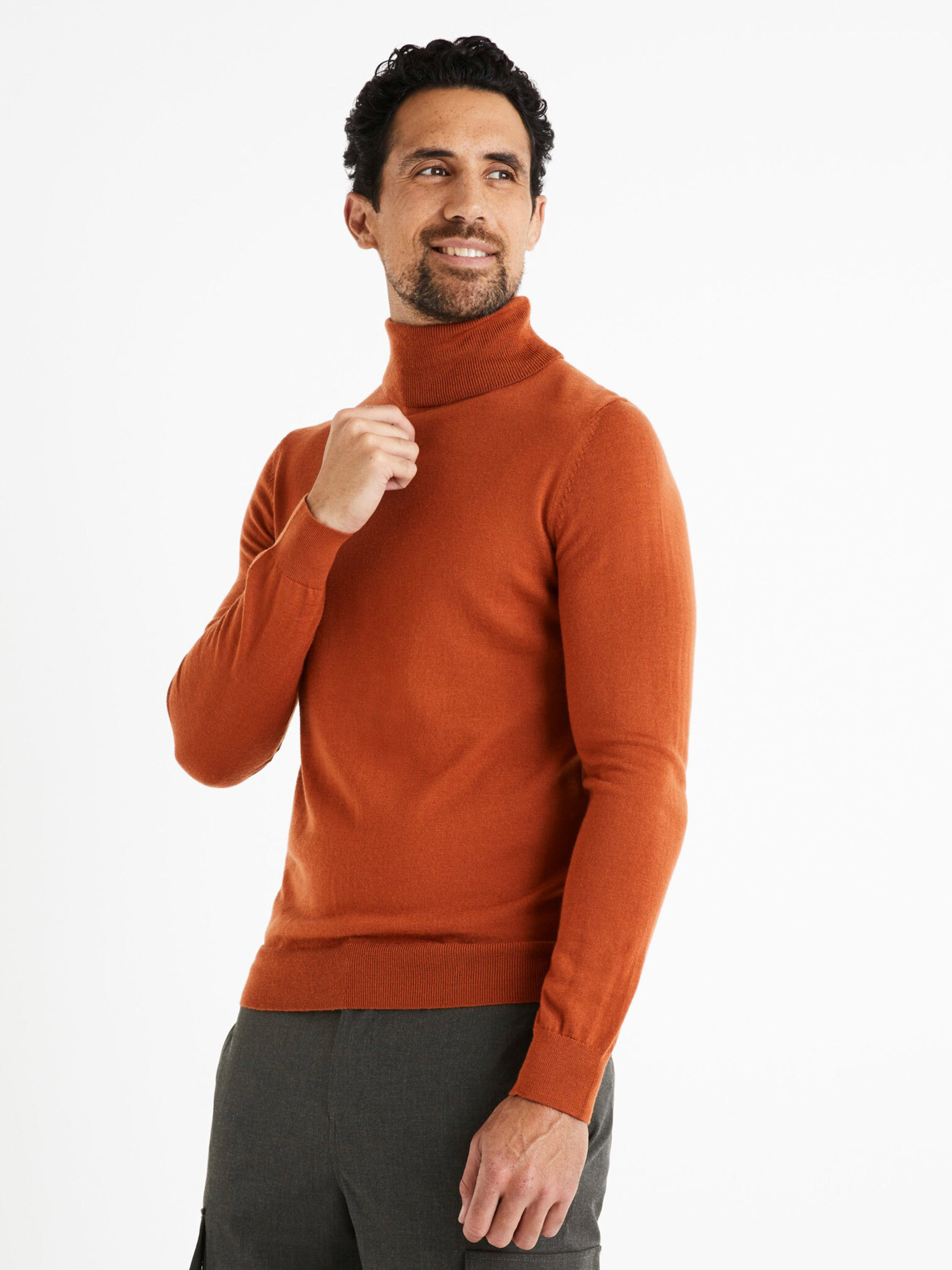 Celio Menos Turtleneck Portocaliu - Pled.ro