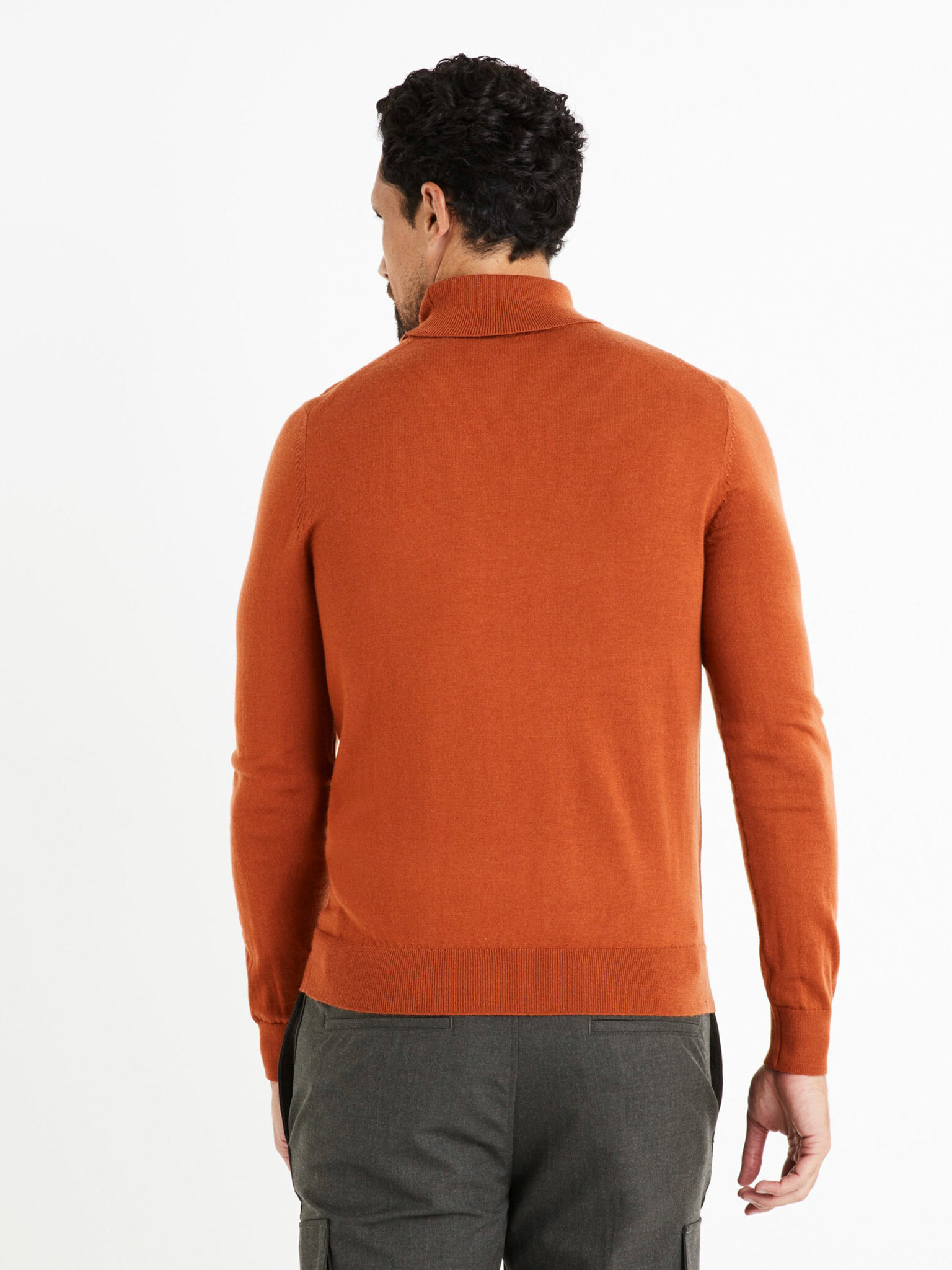 Celio Menos Turtleneck Portocaliu - Pled.ro