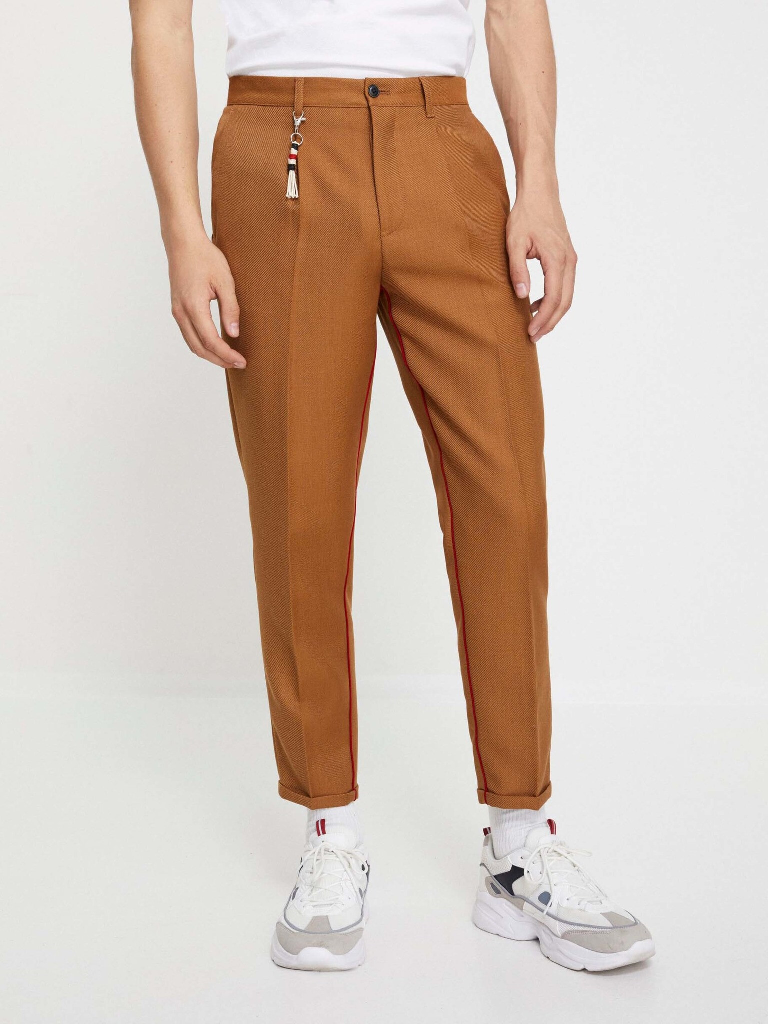 Celio Nozip Pantaloni Maro - Pled.ro