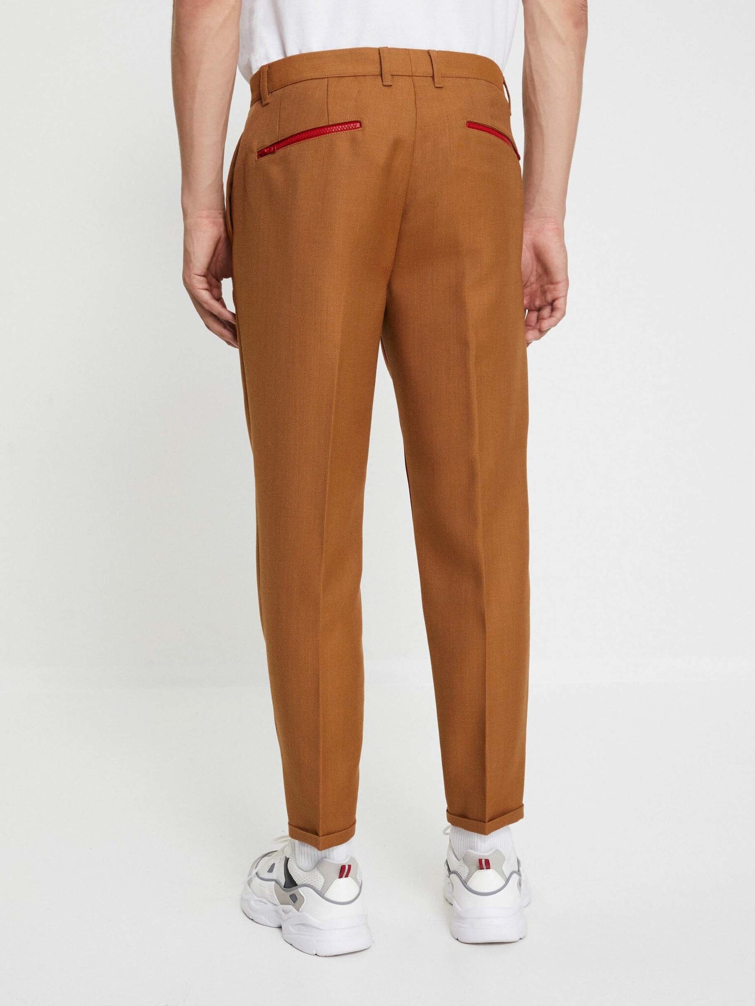 Celio Nozip Pantaloni Maro - Pled.ro