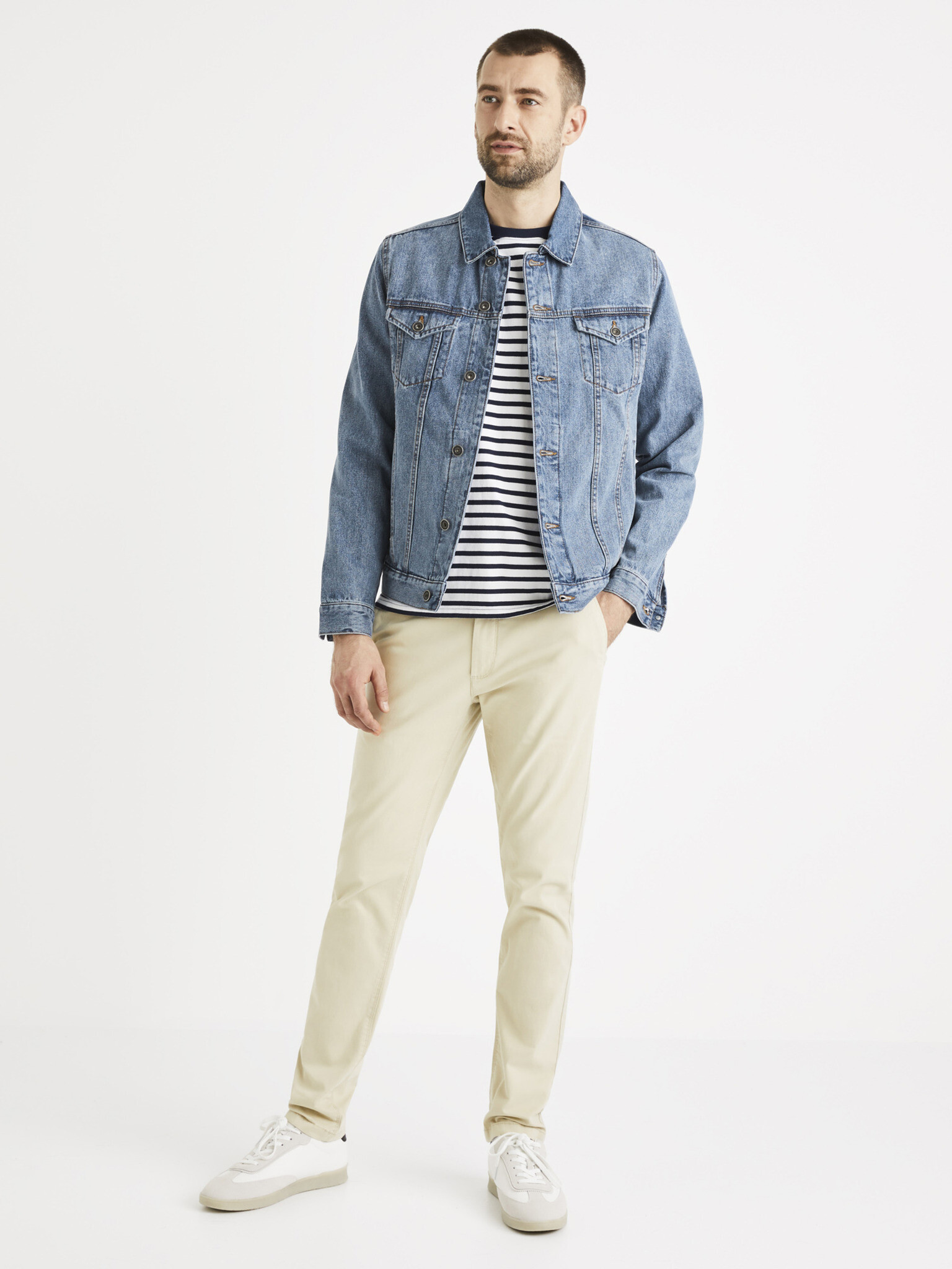 Celio Pantaloni Bej - Pled.ro