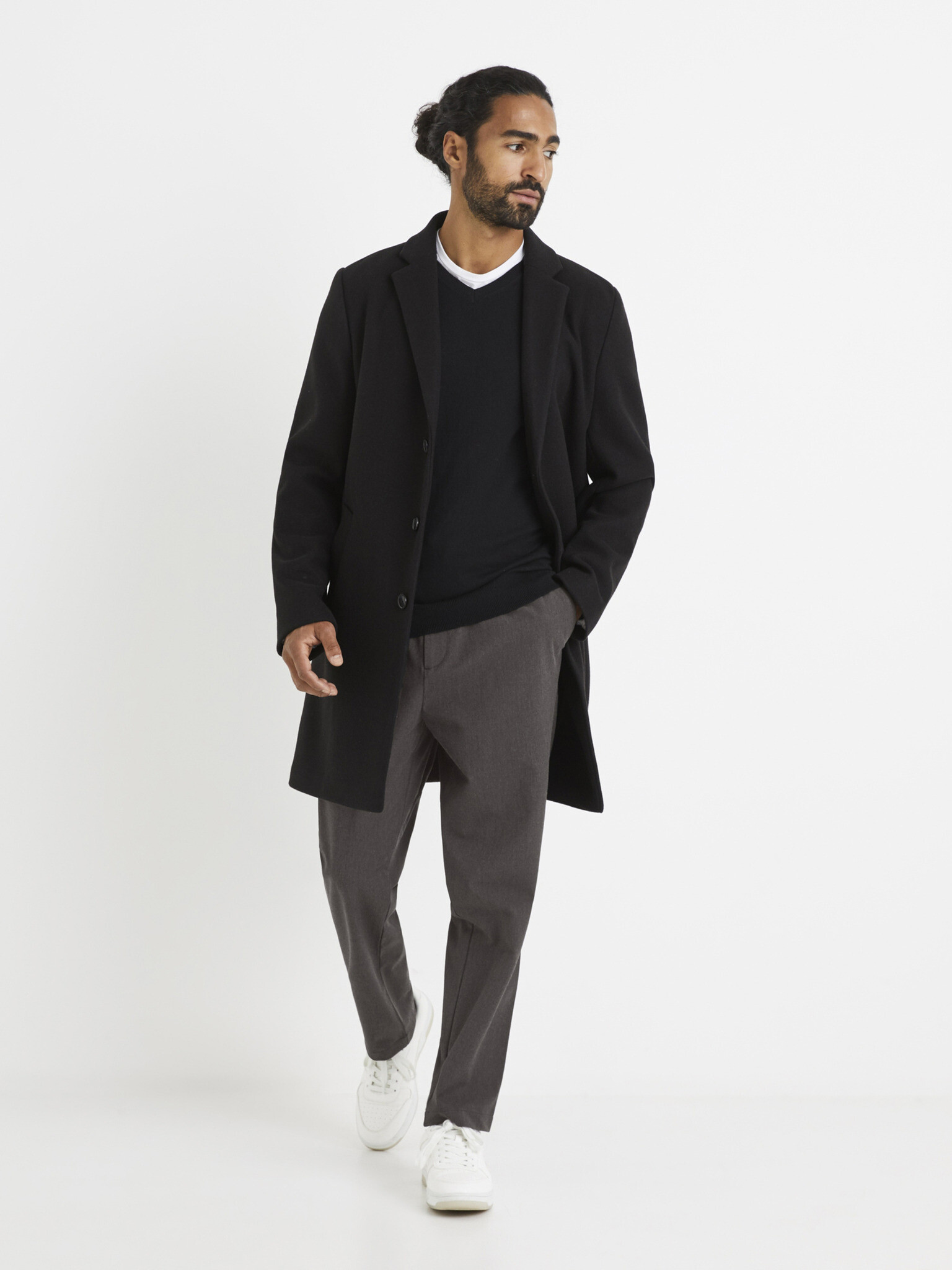 Celio Pantaloni Gri - Pled.ro