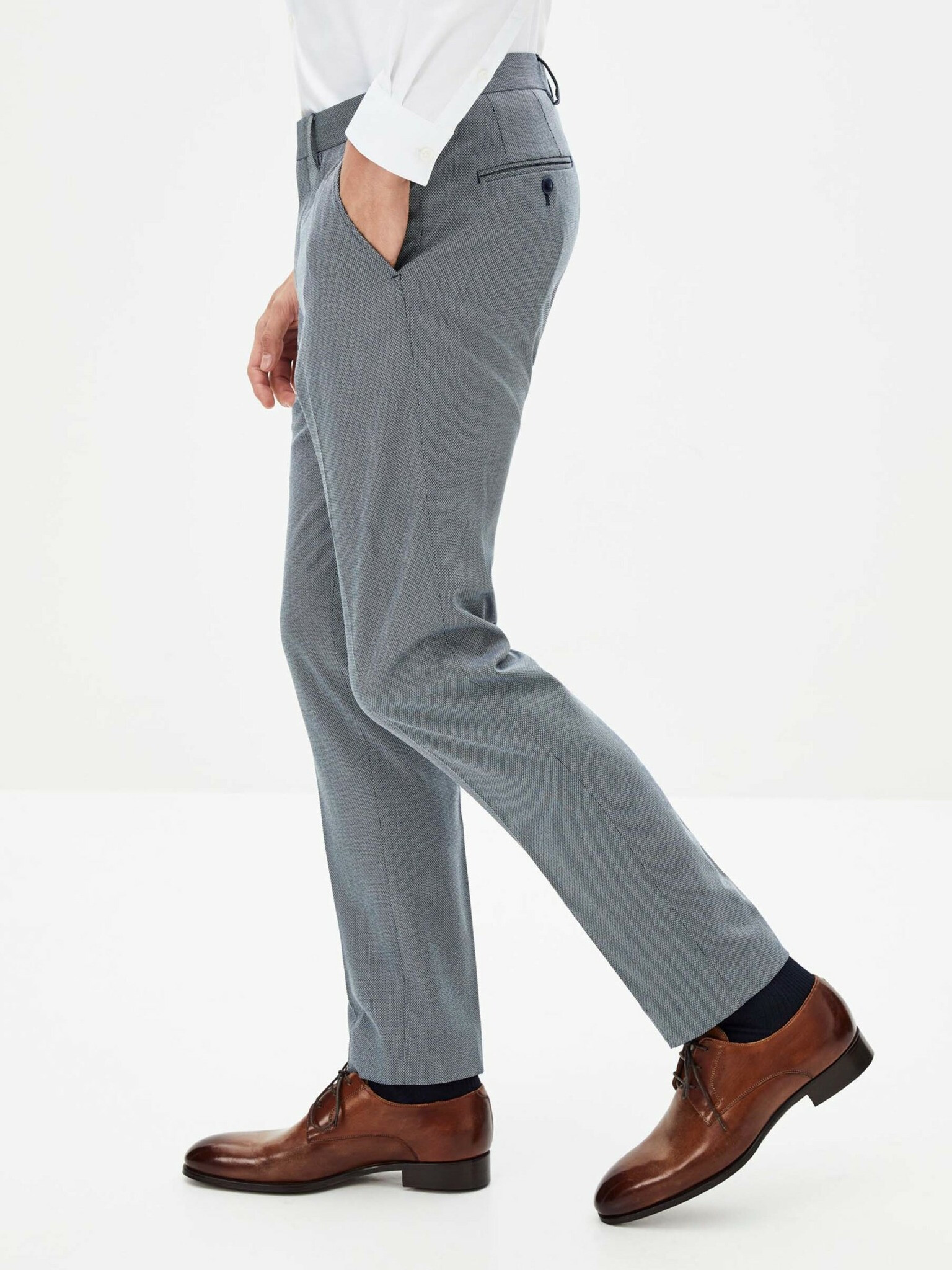 Celio Romuald Pantaloni Gri - Pled.ro