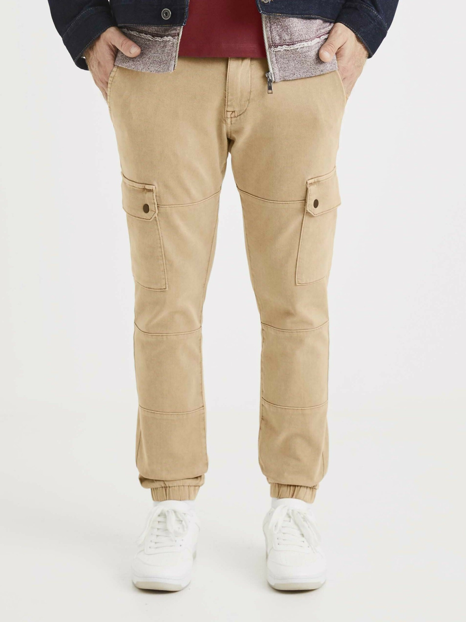 Celio Solyte Pantaloni Bej - Pled.ro