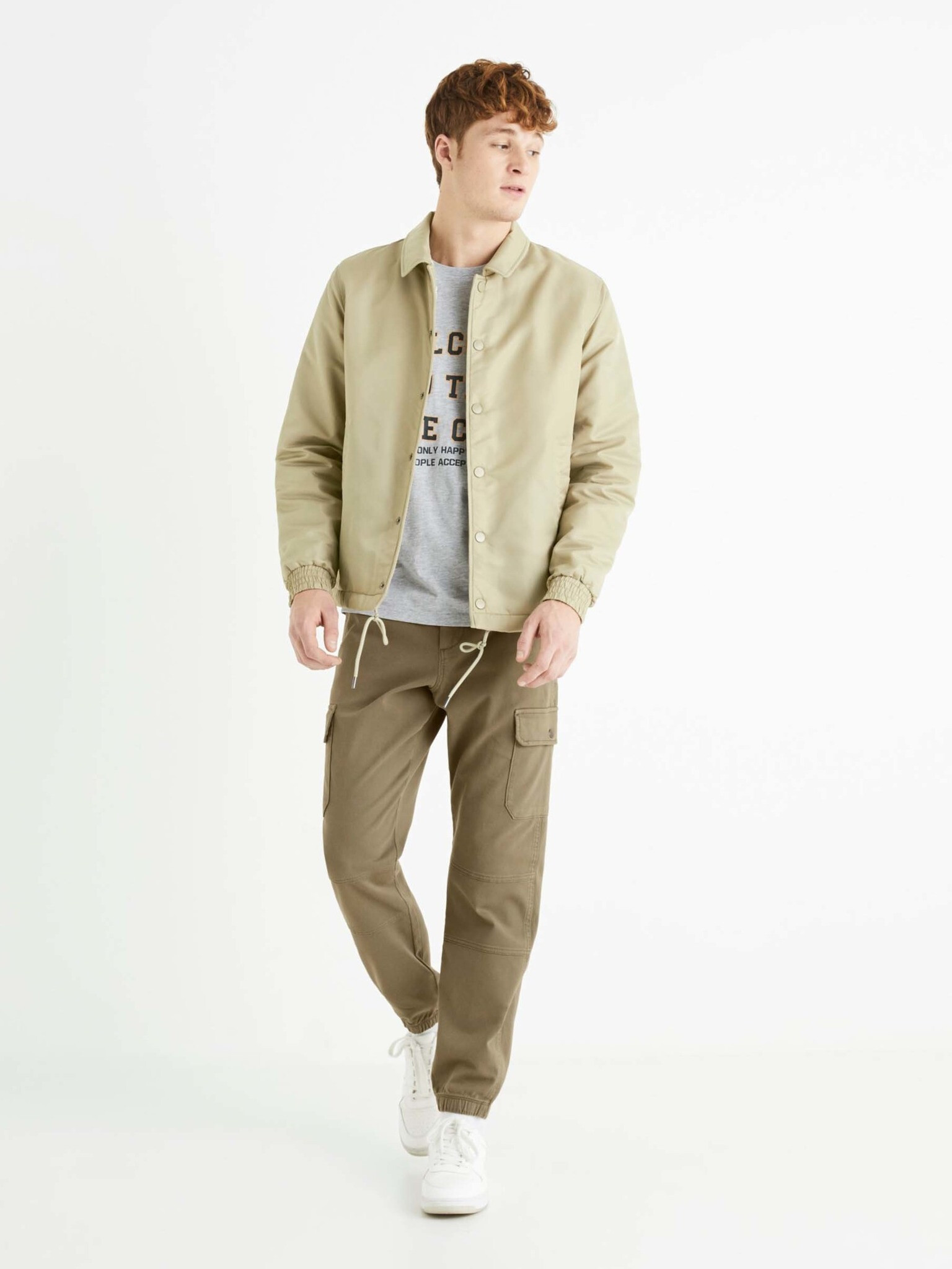 Celio Solyte Pantaloni Verde - Pled.ro