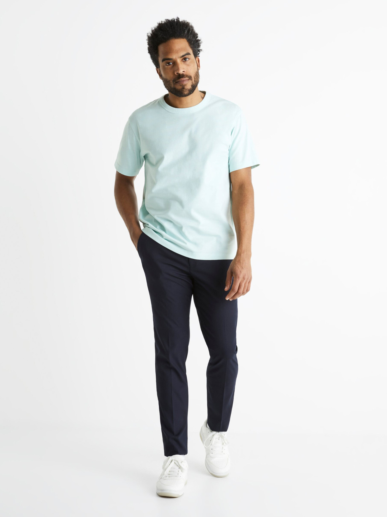 Celio Tebox Tricou Albastru - Pled.ro