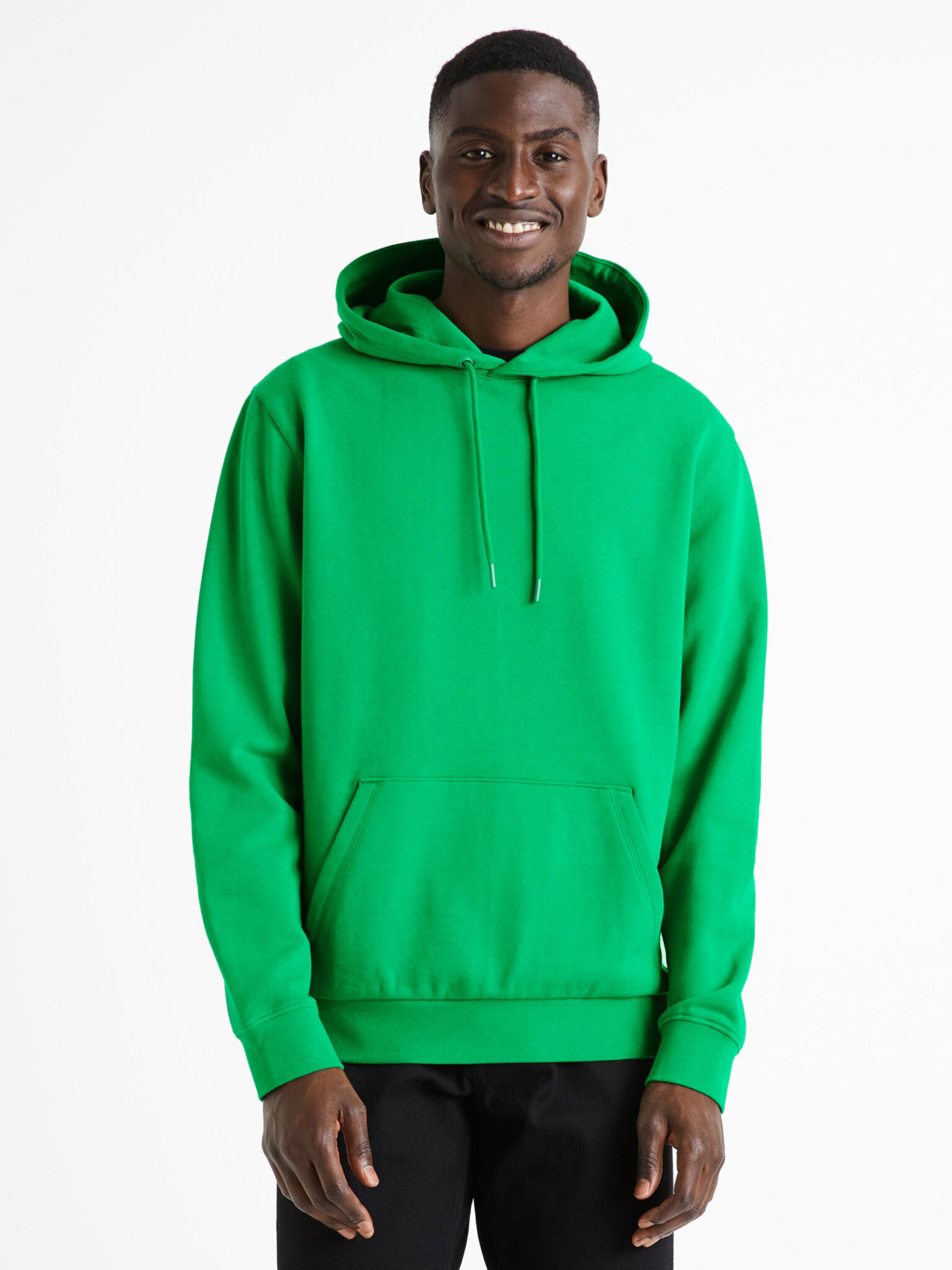 Celio Tehoodie Hanorac Verde - Pled.ro