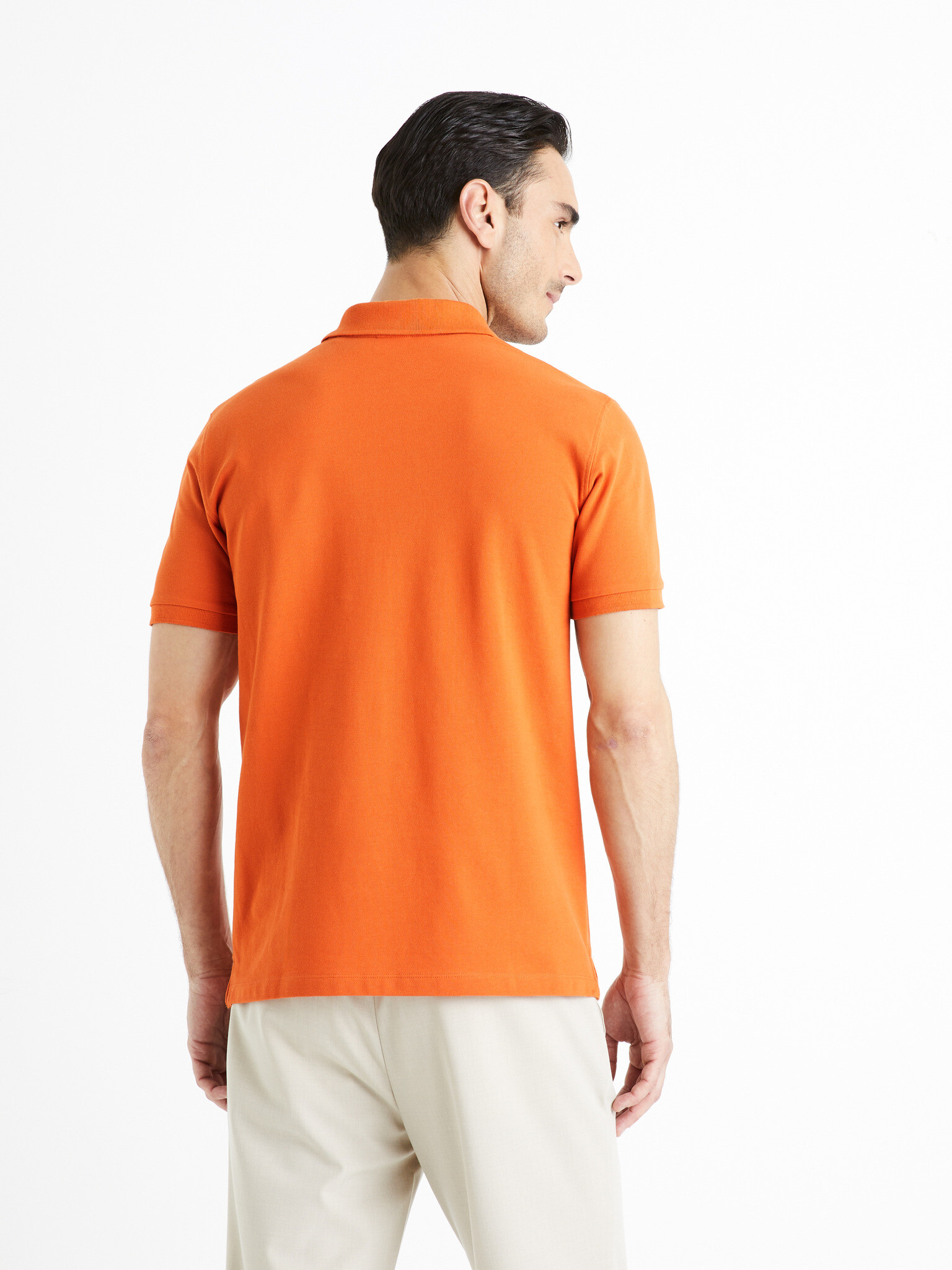 Celio Teone Polo Tricou Portocaliu - Pled.ro