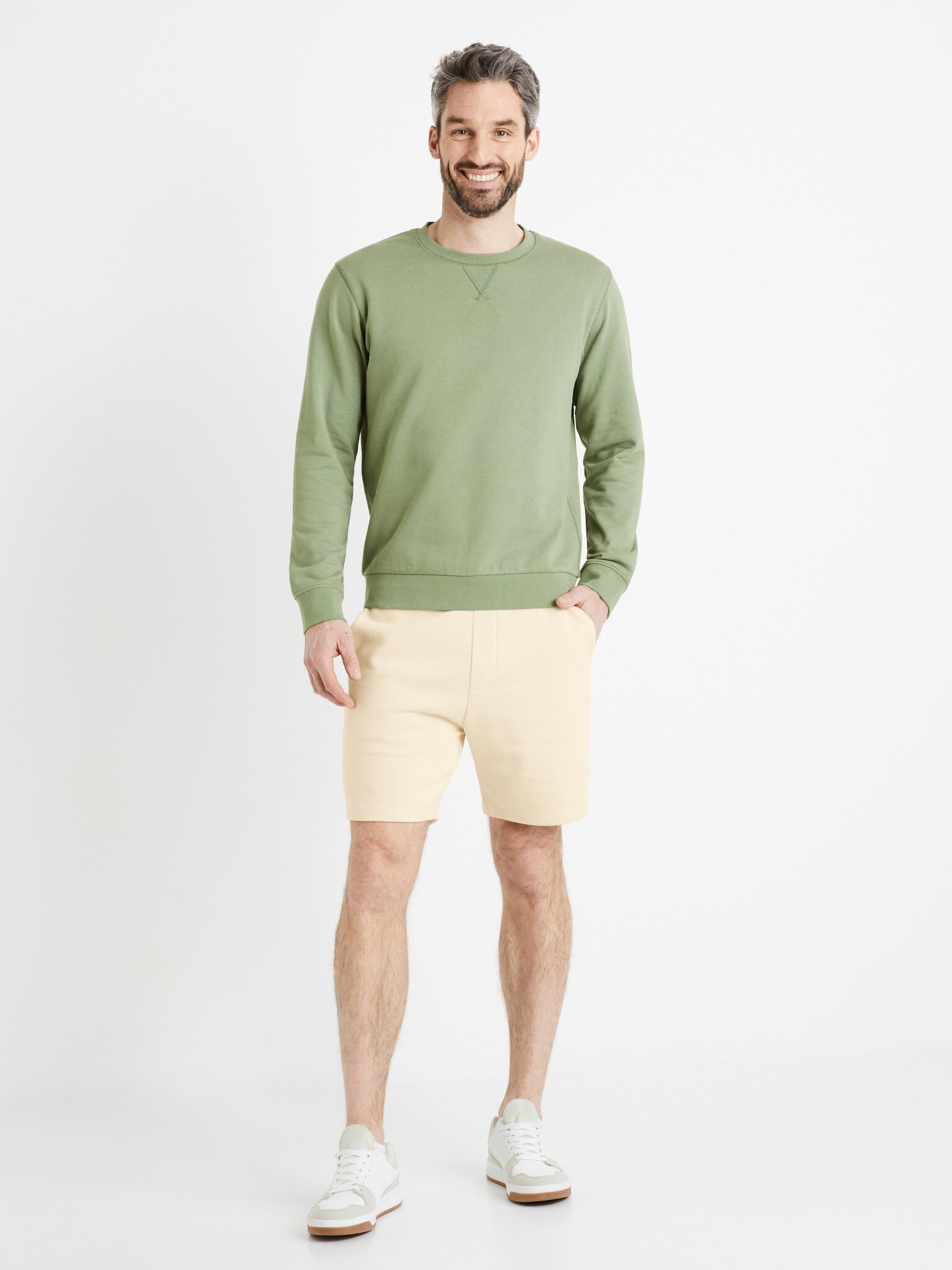 Celio Toshort Pantaloni scurți Bej - Pled.ro