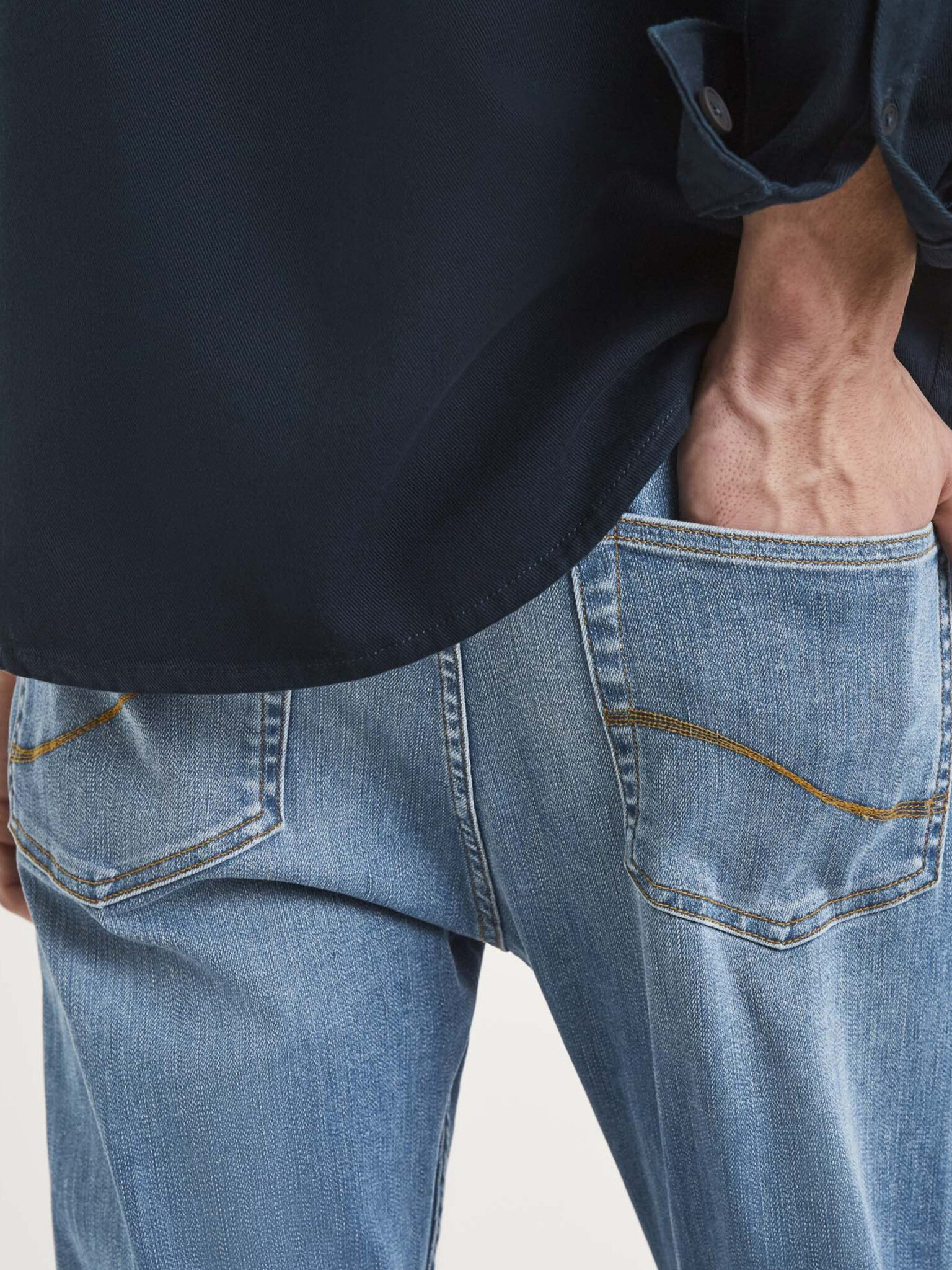 Celio Town Jeans Albastru - Pled.ro