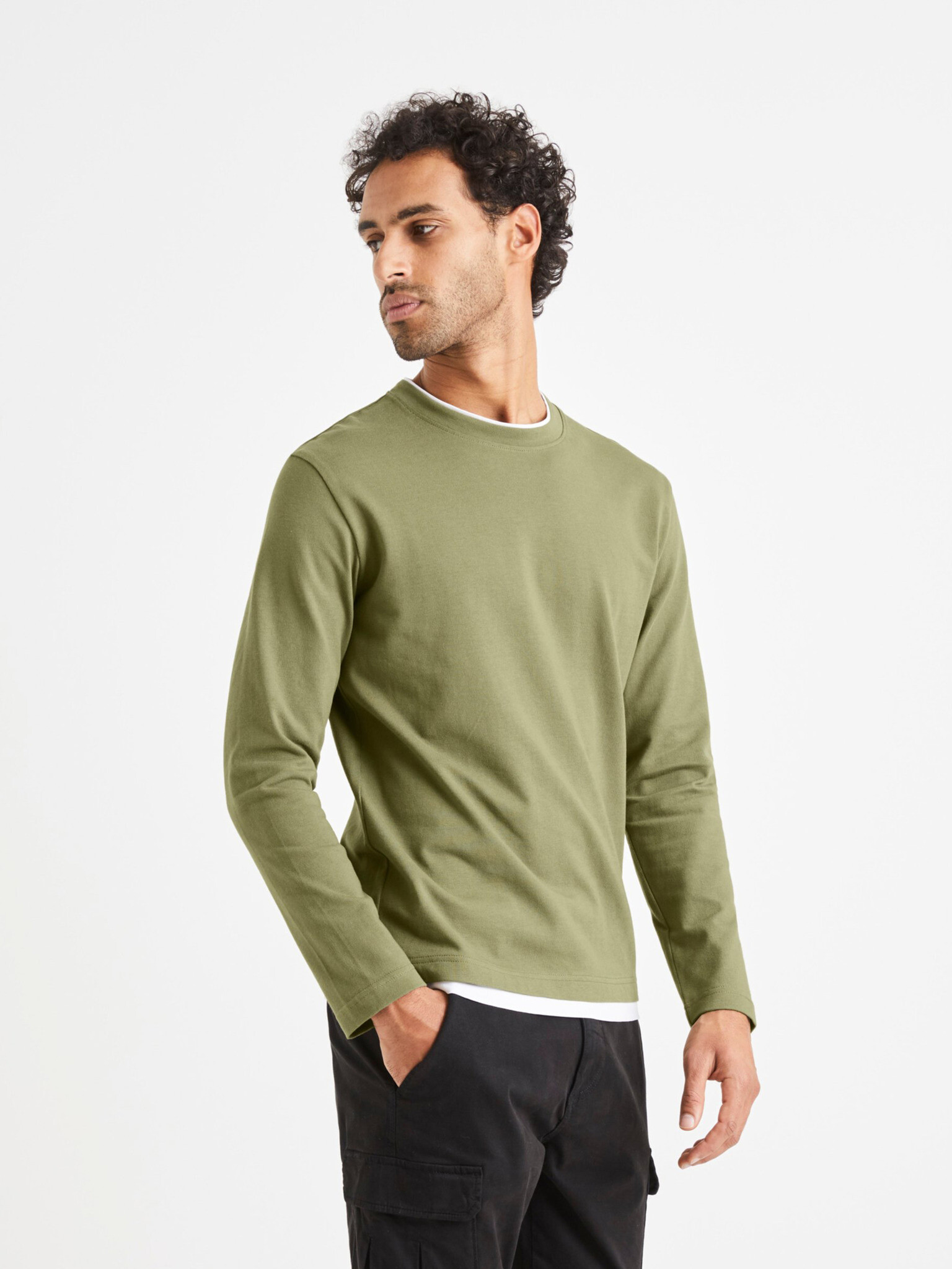 Celio Velayer Pulover Verde - Pled.ro