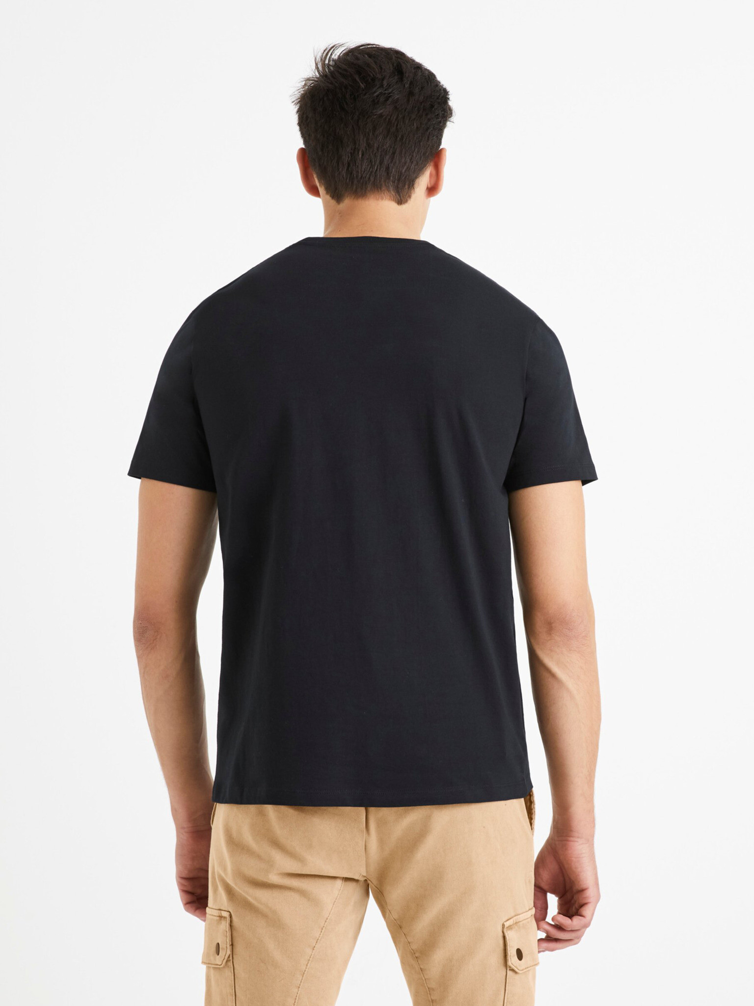 Celio Vepock Tricou Negru - Pled.ro