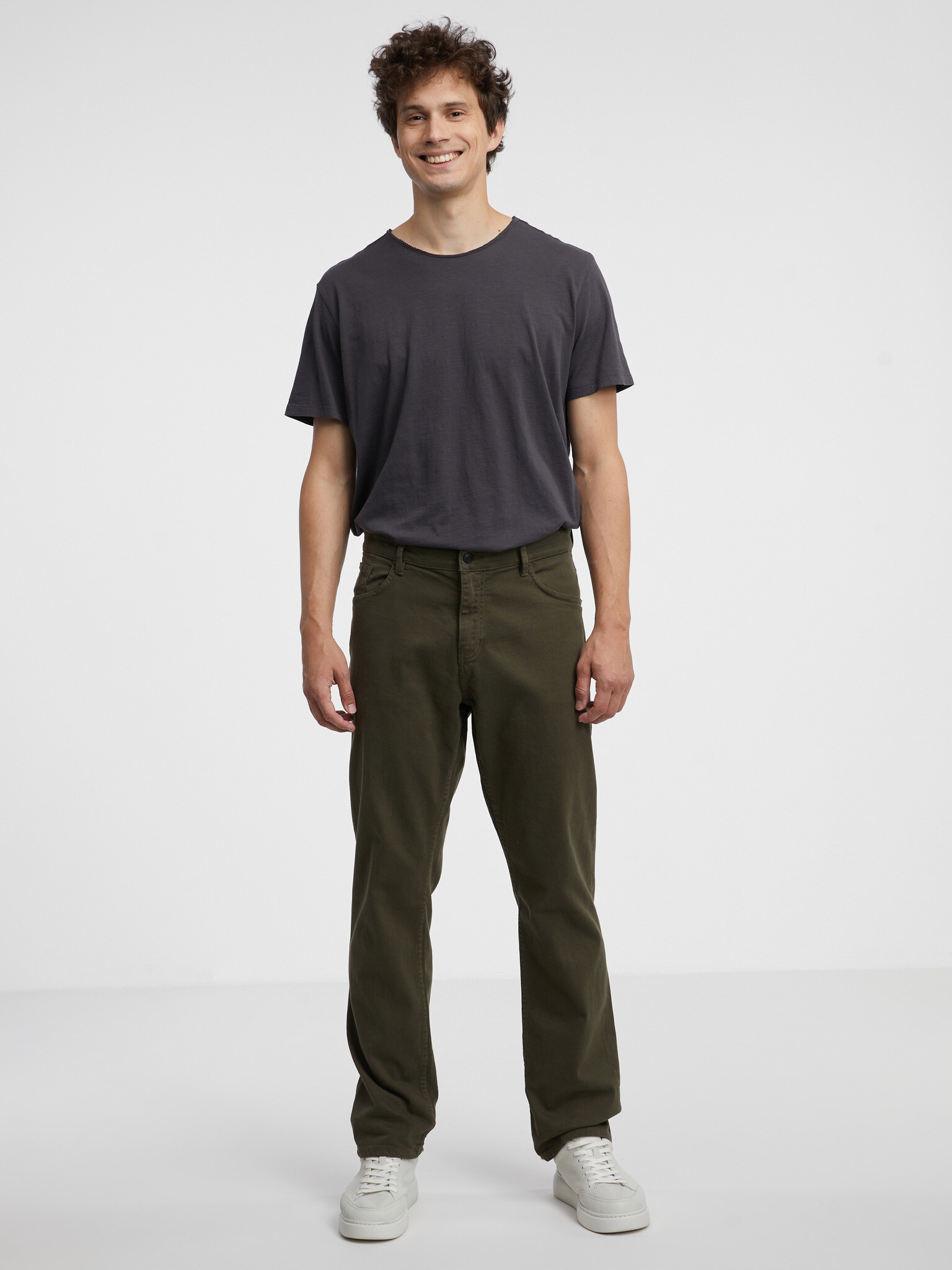 Celio Vopry1 Pantaloni Verde - Pled.ro