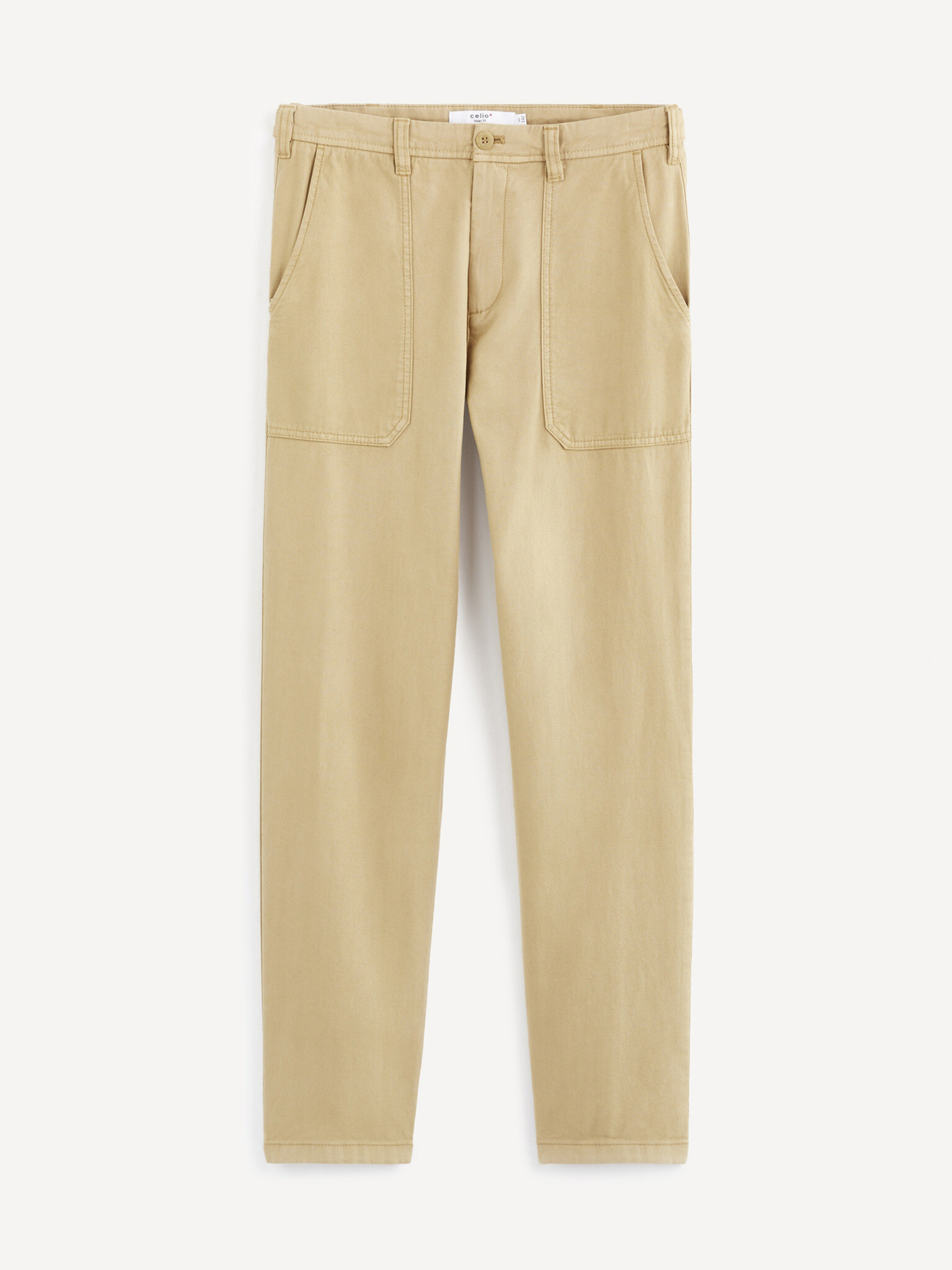 Celio Vowork Pantaloni Bej - Pled.ro